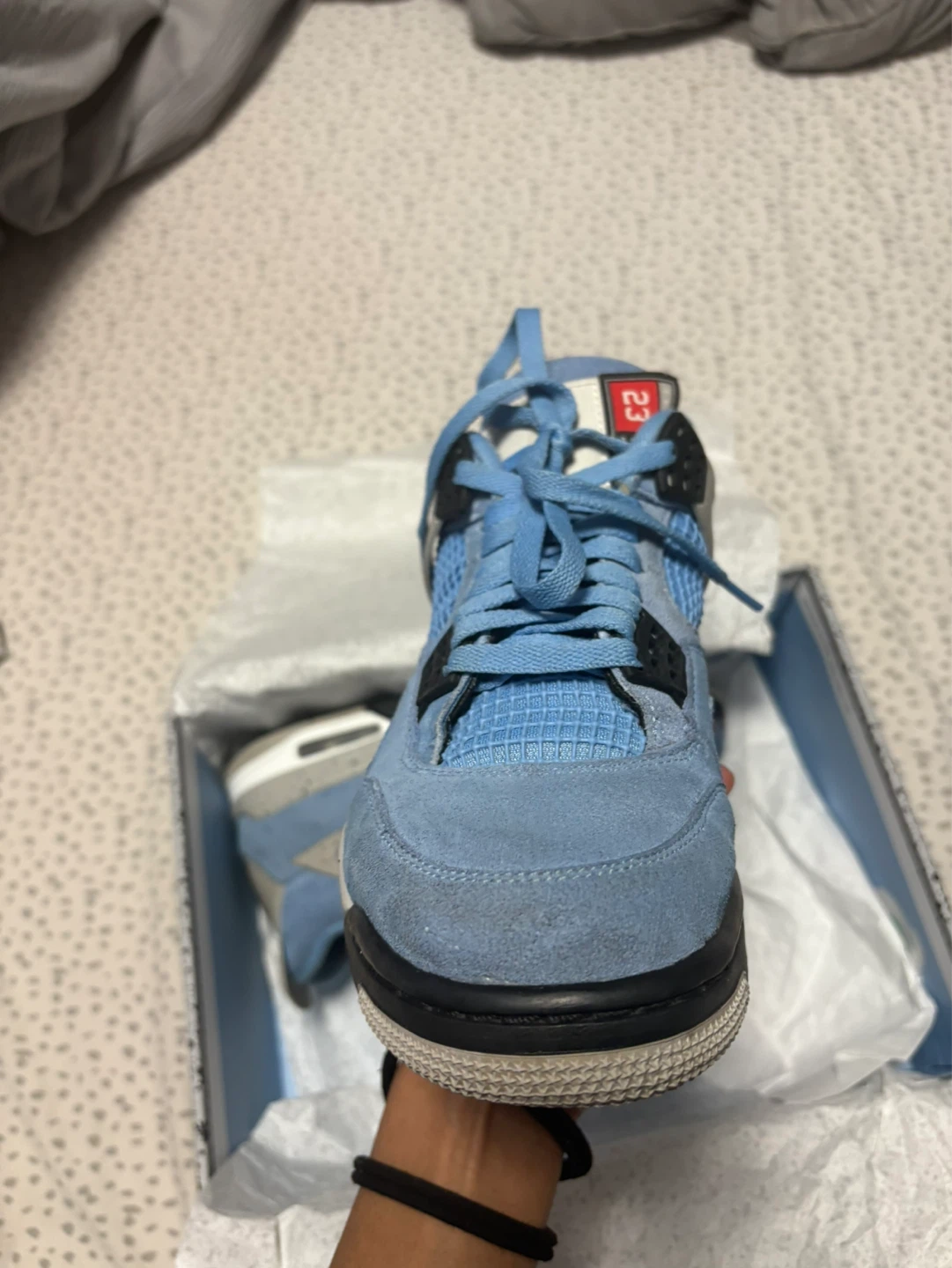 Air Jordan 4 Retro University Blue - photo 3