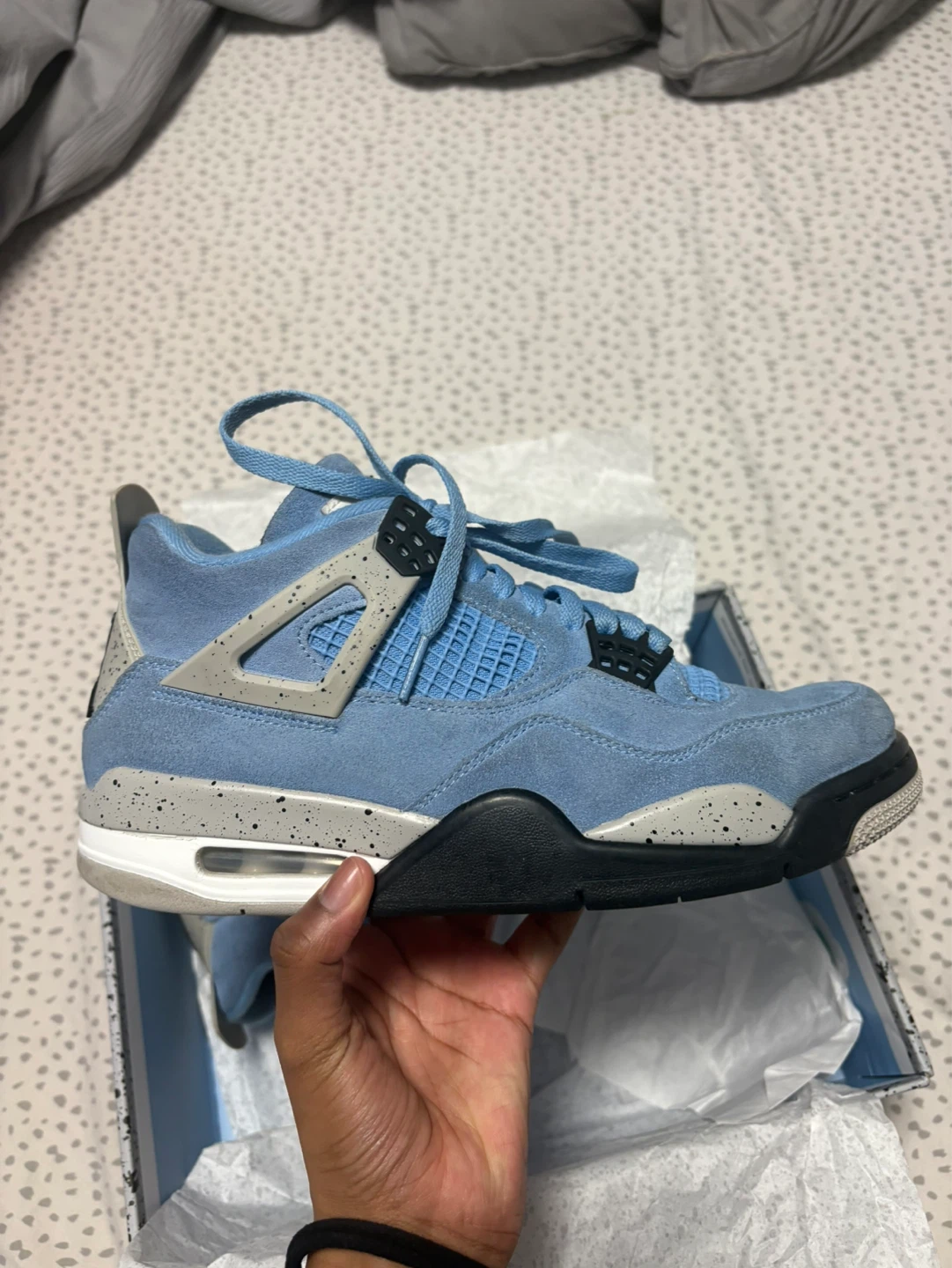 Air Jordan 4 Retro University Blue - photo 2