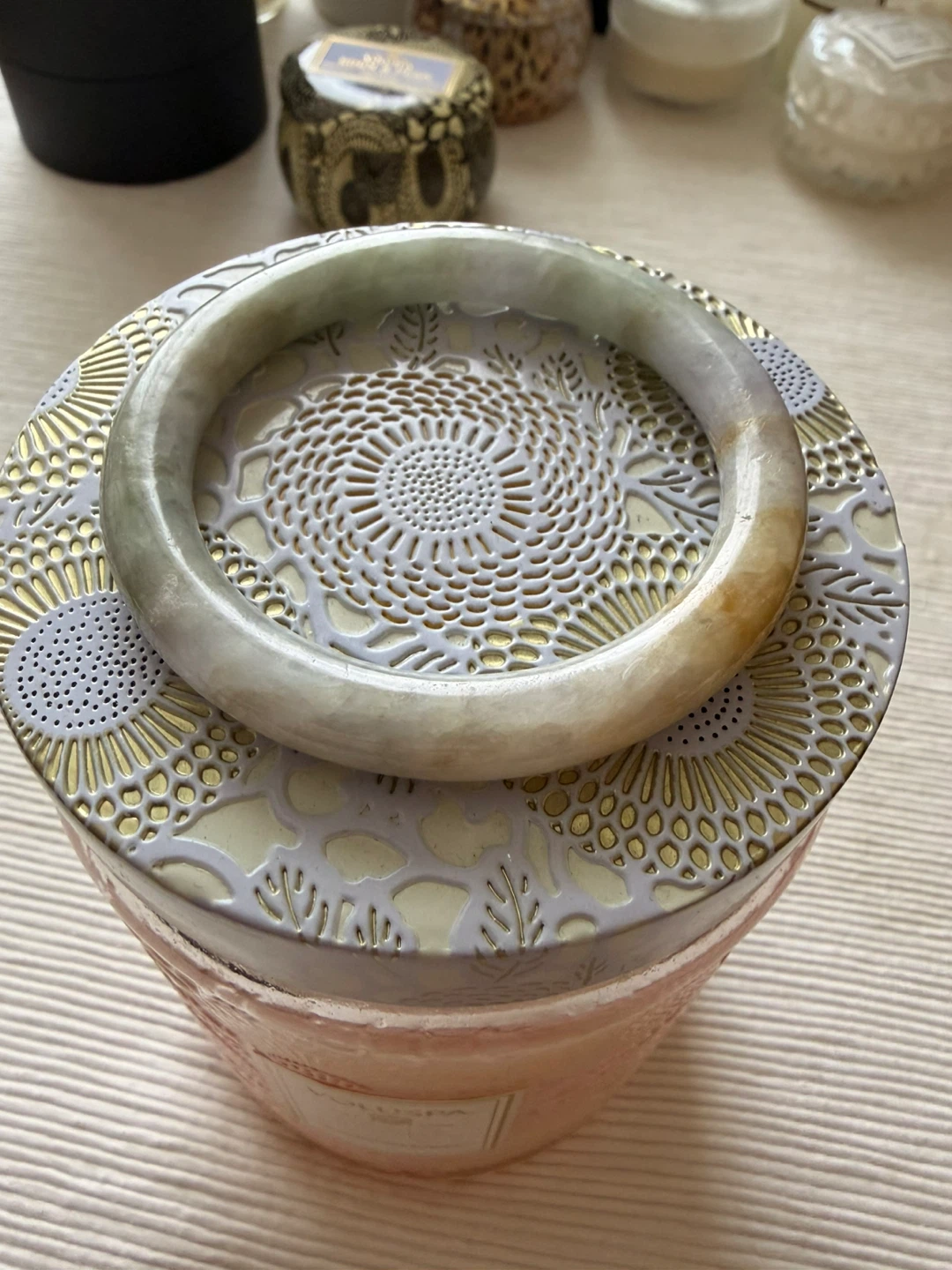 Natural Jade Bangle Bracelet - photo 2