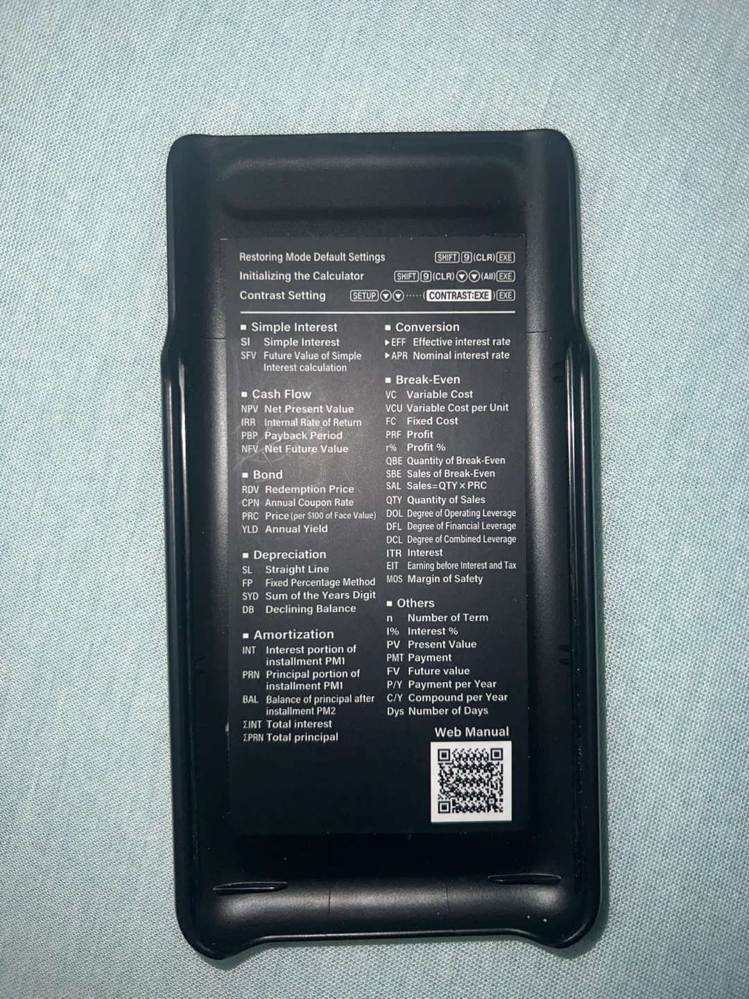 Casio FC-200V Financial Consultant Calculator 2nd Edition - photo 3