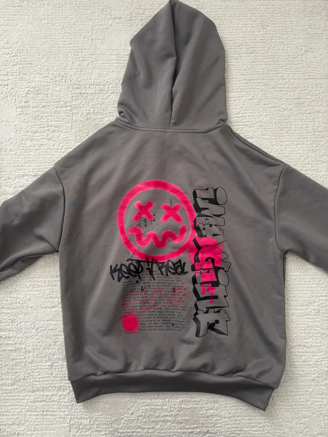 Grey Graphic Hoodie - photo 2