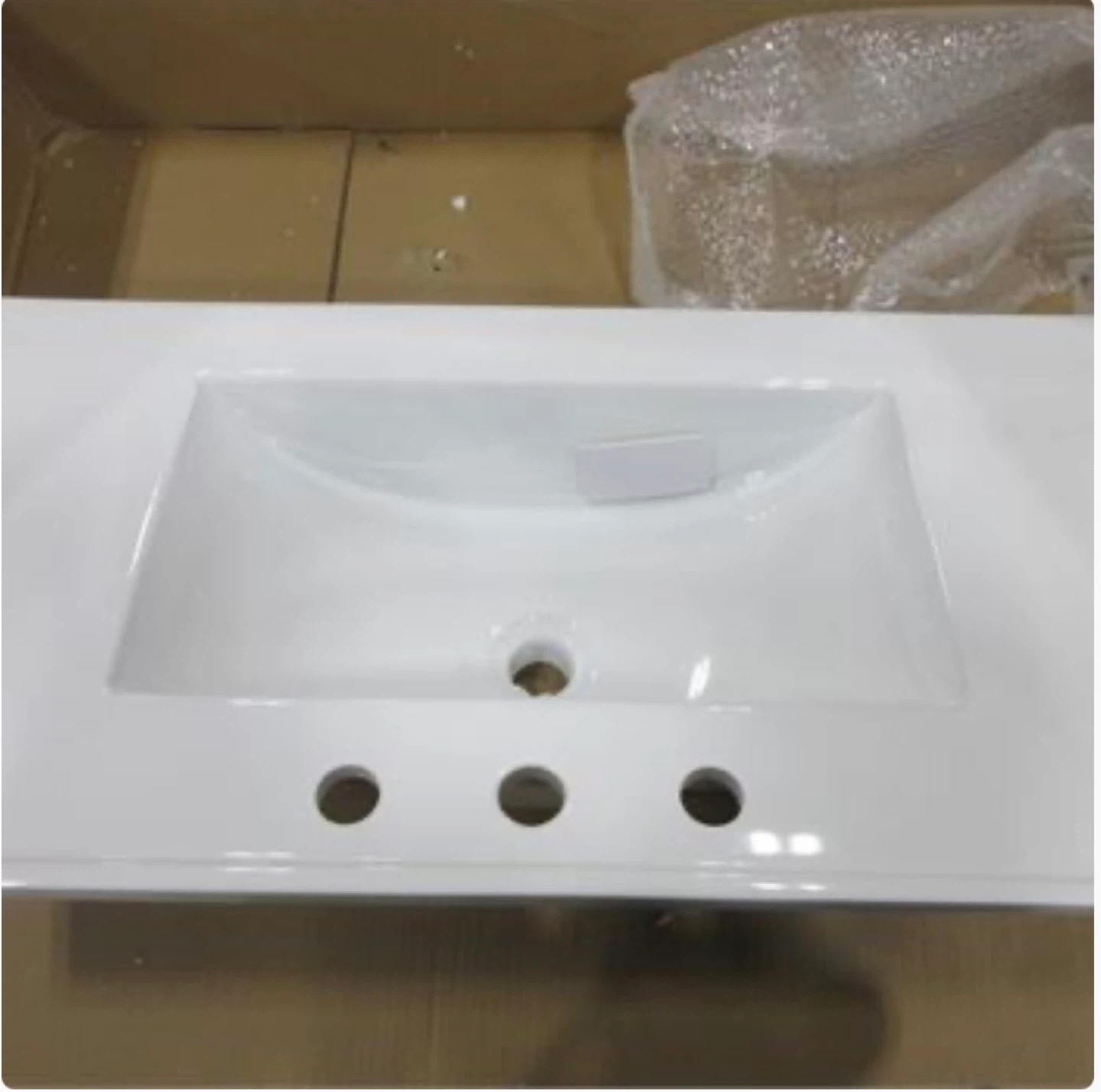 36" Bathroom Vanity Top with Sink and Faucet Set - photo 4