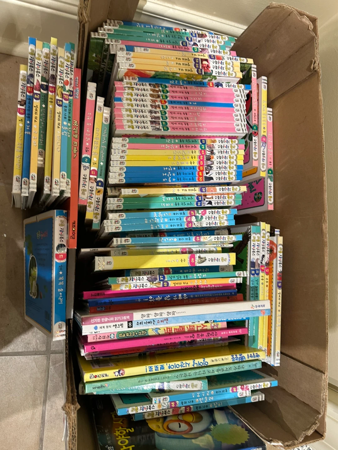 Stack of Korean Children's Books