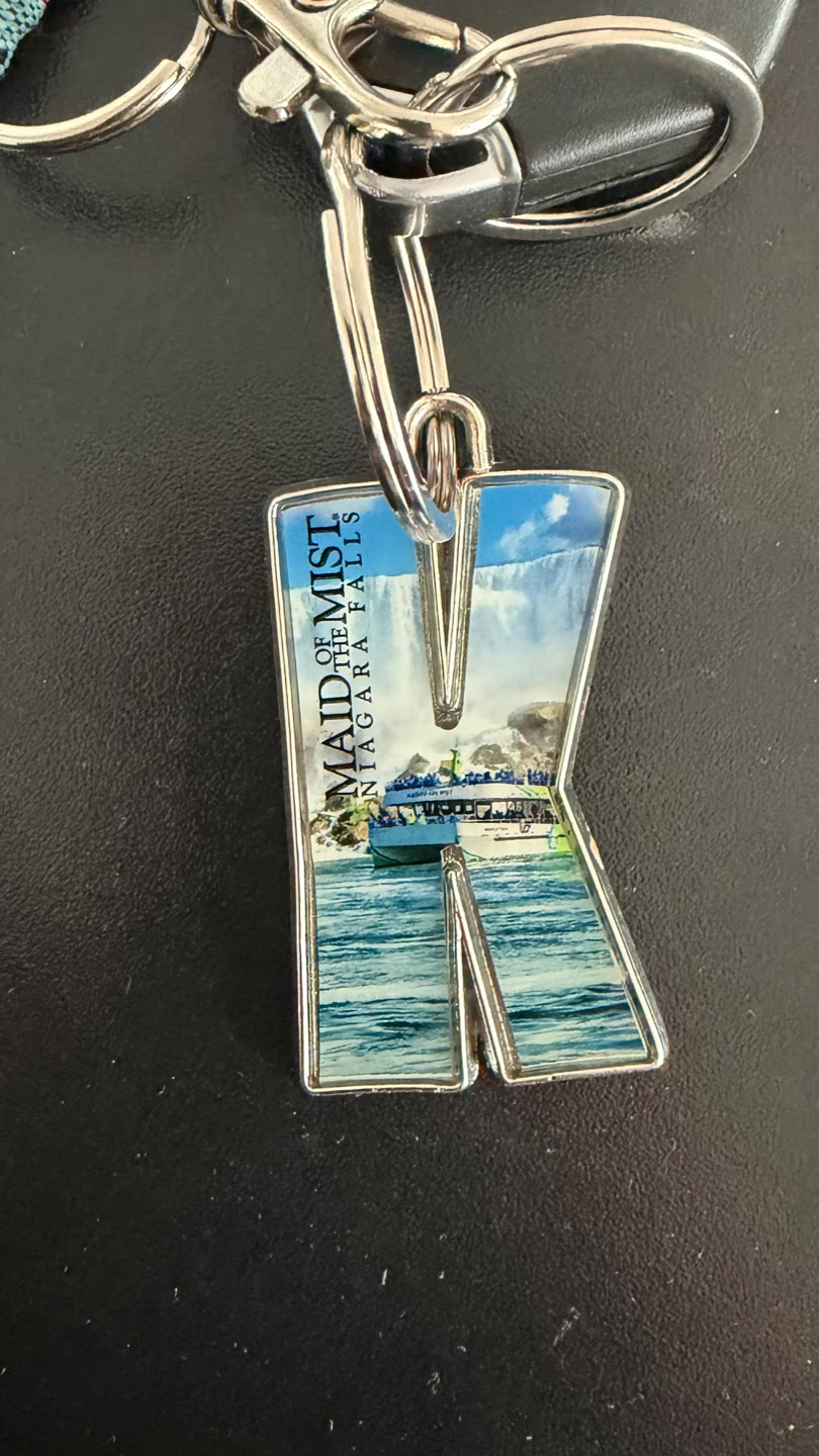 Maid of the Mist Niagara Falls K Letter Keychain