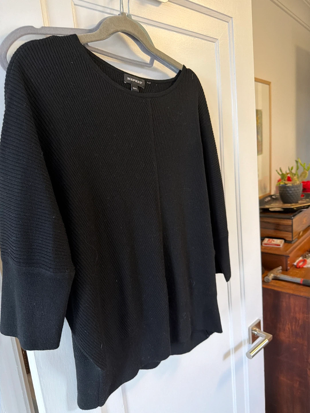 REPEAT Black Knit Sweater - Size 42/L