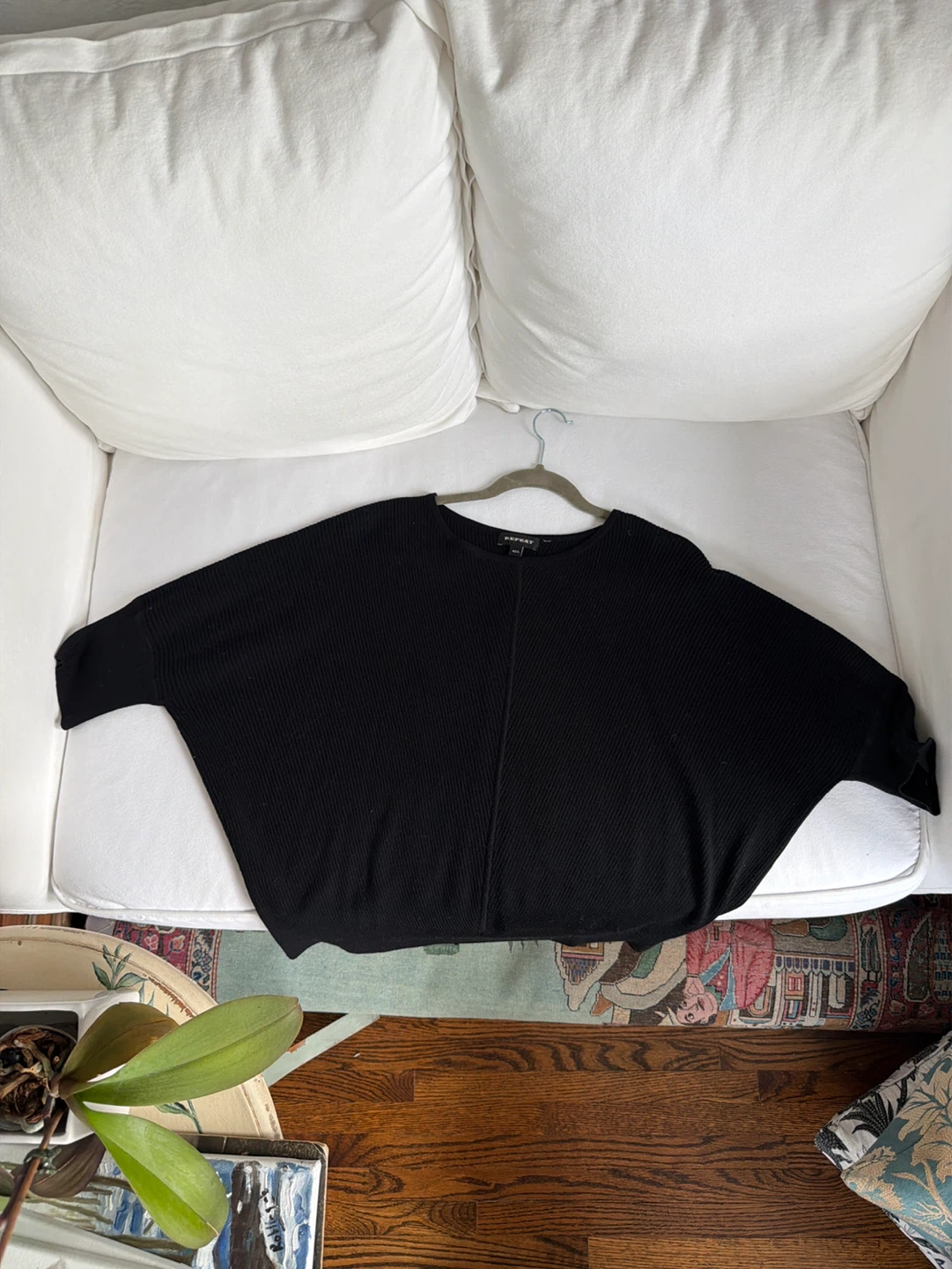 REPEAT Black Knit Sweater - Size 42/L - photo 3