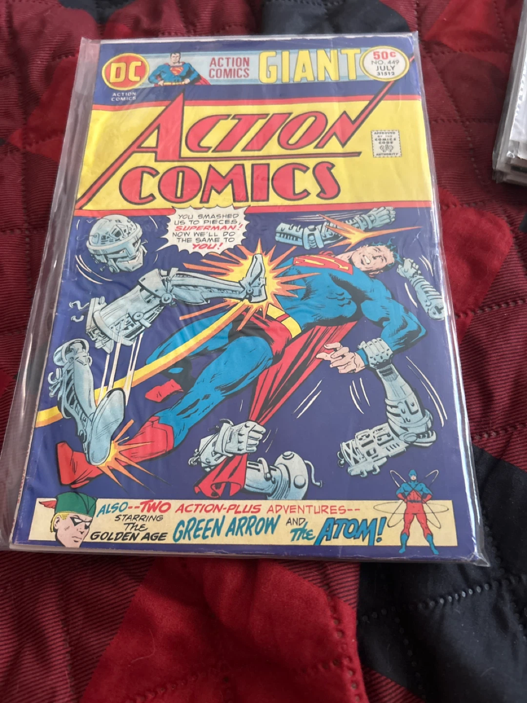 Action Comics #449 Giant Superman Comic Book
