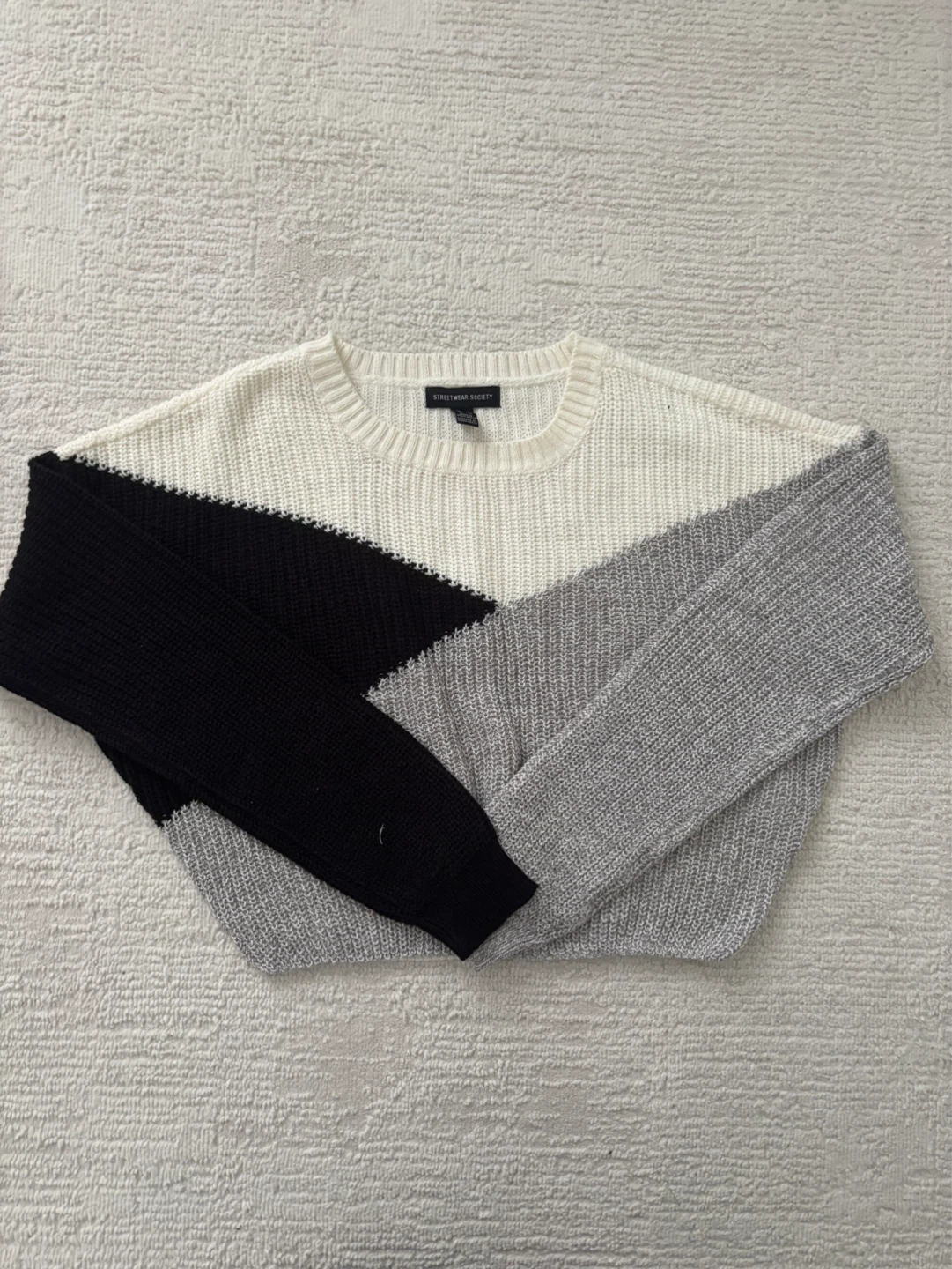 Streetwear Society Colour Block Sweater