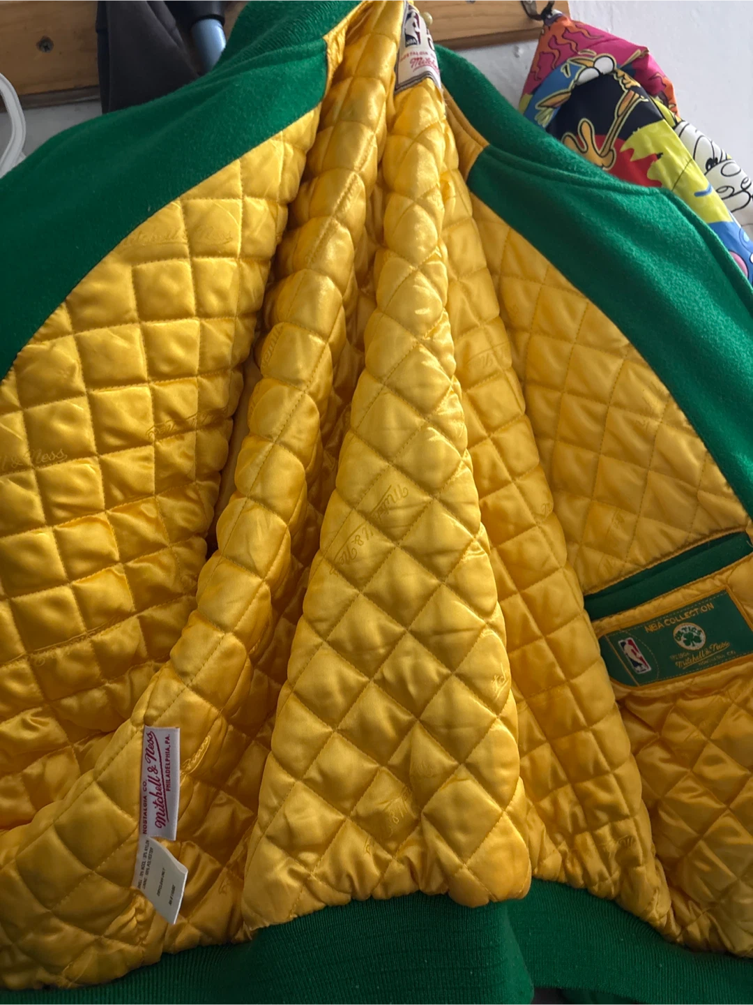 Mitchell & Ness Boston Basketball Jacket - photo 2
