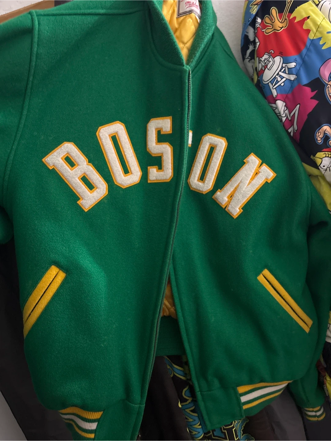 Mitchell & Ness Boston Basketball Jacket