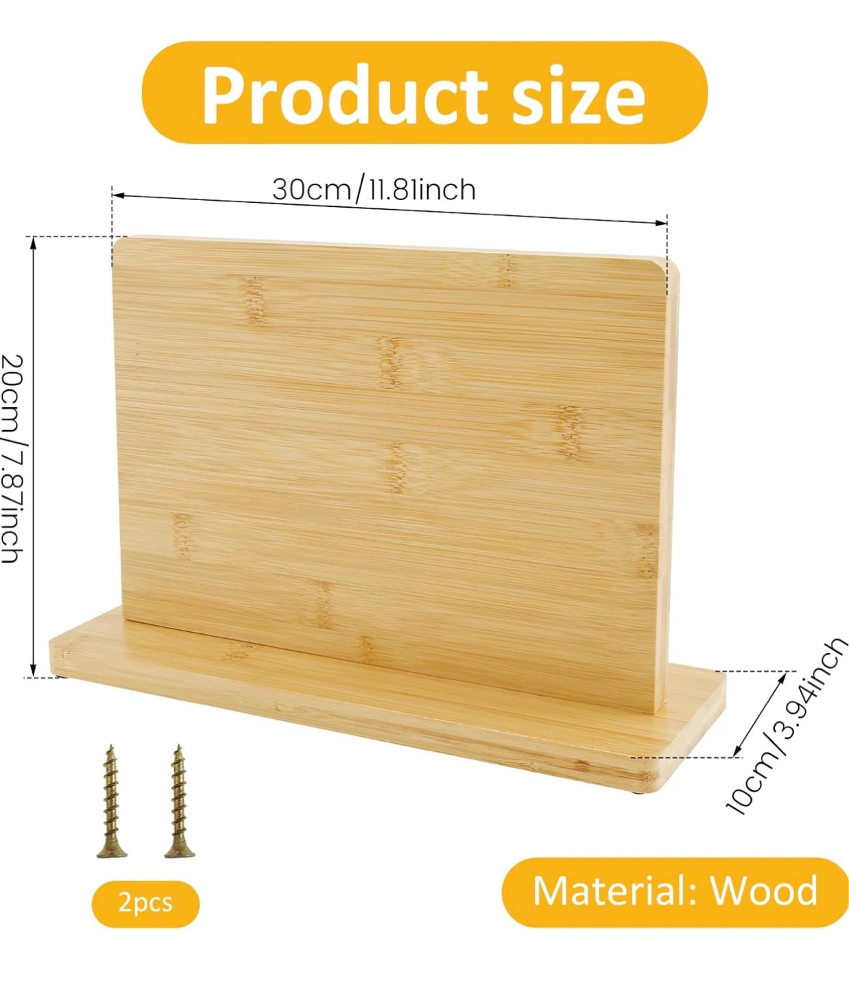 Magnetic knife board (brand new in sealed pack) - photo 2