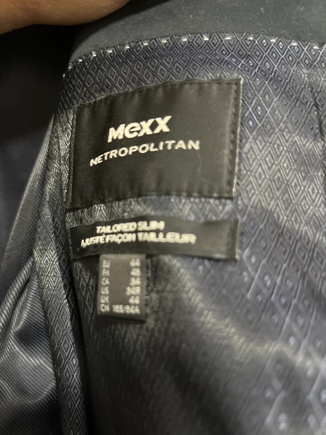 Mexx Metropolitan Tailored Slim Black Blazer - photo 4