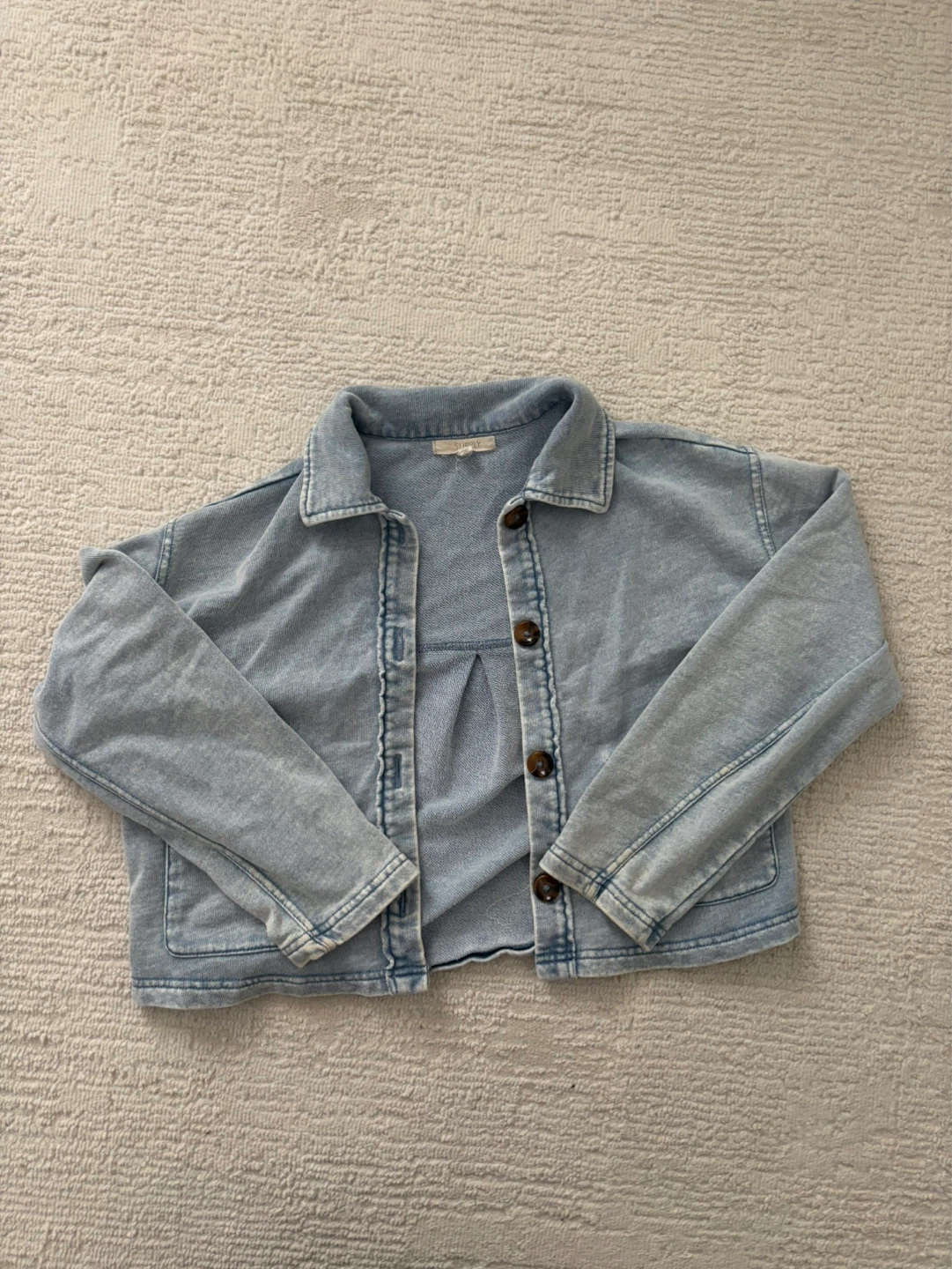 Simply Acid Wash Denim Jacket