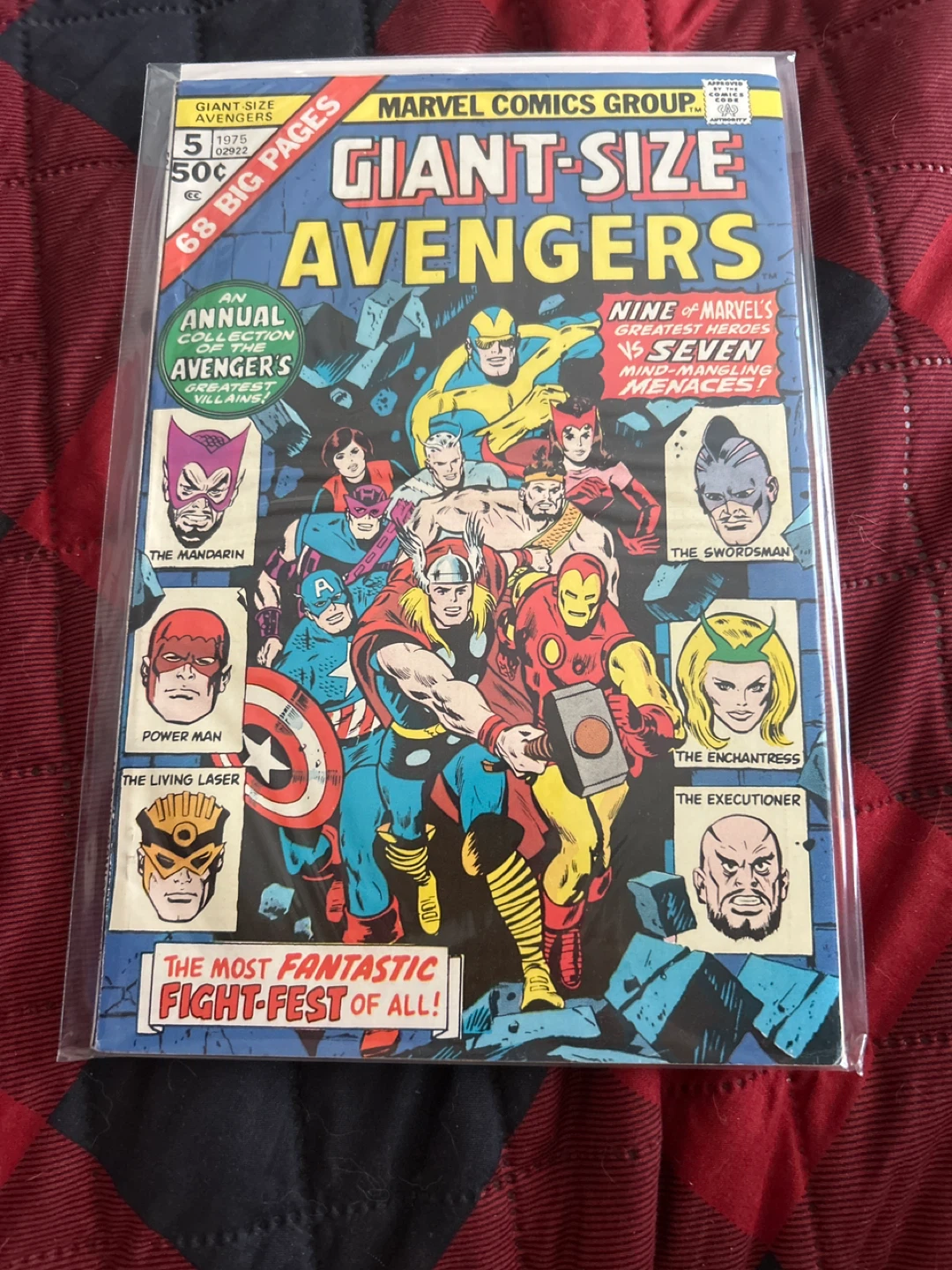 Giant-Size Avengers Comic - Issue 5 (1975)