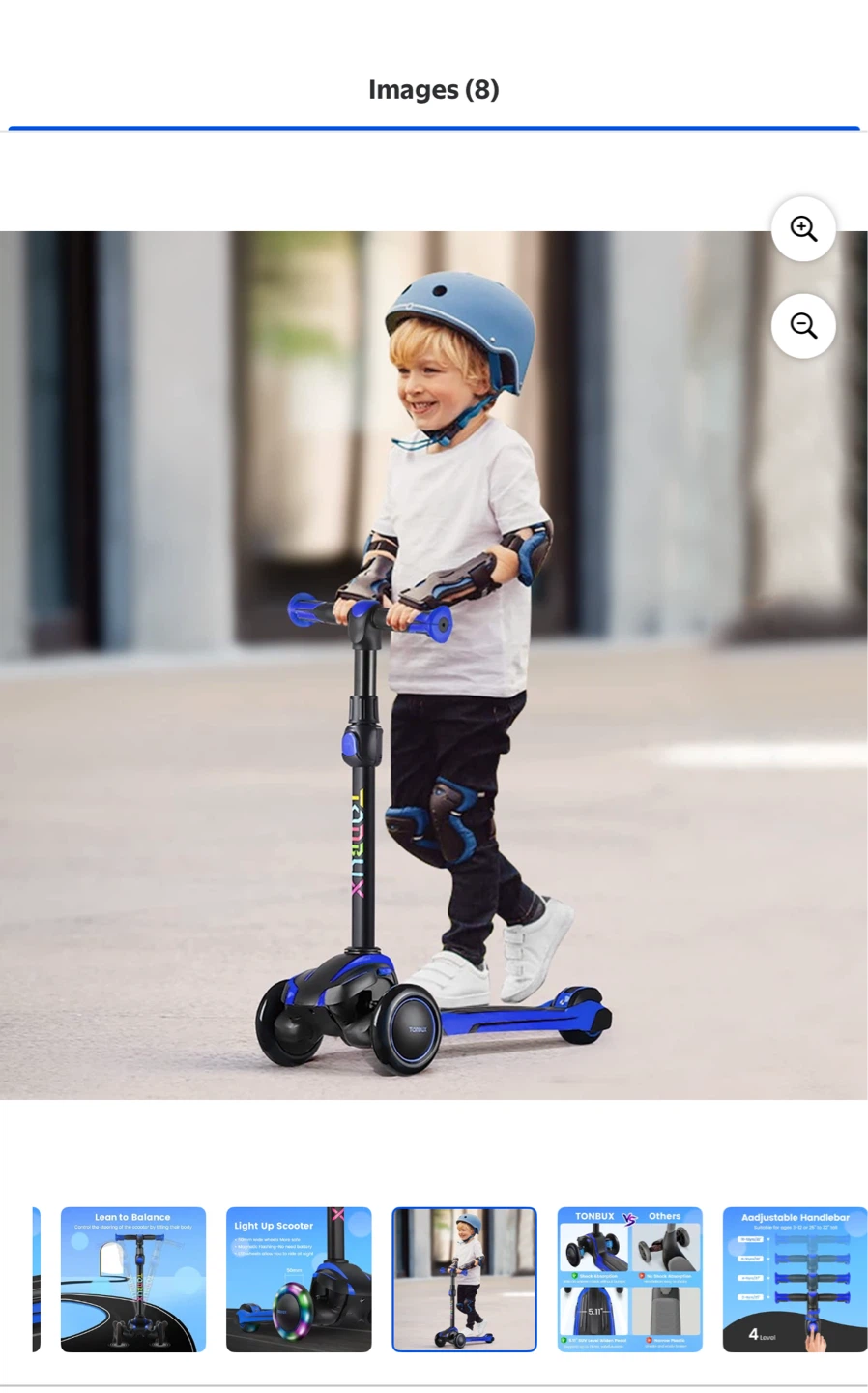 TONBUX Kids Scooter - Blue/Black - photo 5