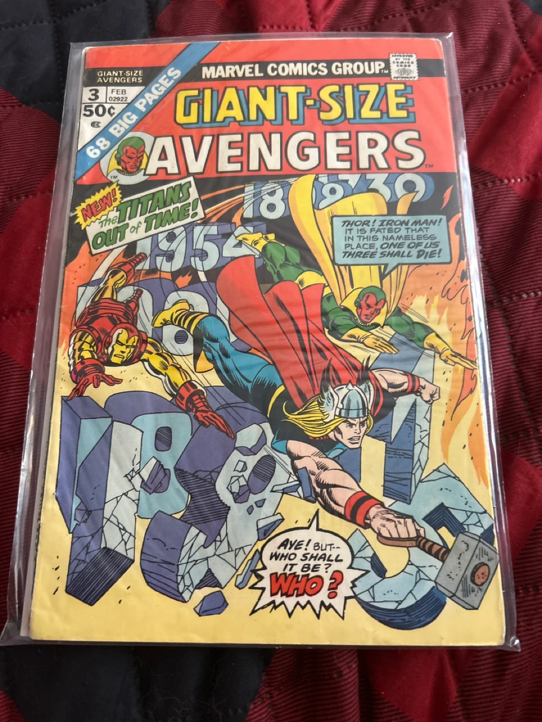 Giant-Size Avengers #3 Comic Book