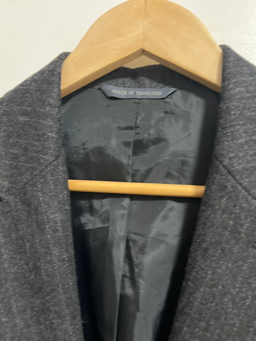 GAP Men's Grey Pinstripe Blazer - Size S - photo 2