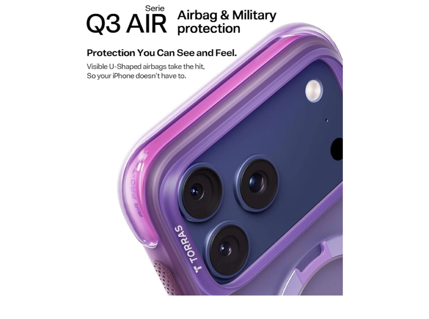 TORRAS Q3 AIR iPhone Case with Ring Stand - photo 4