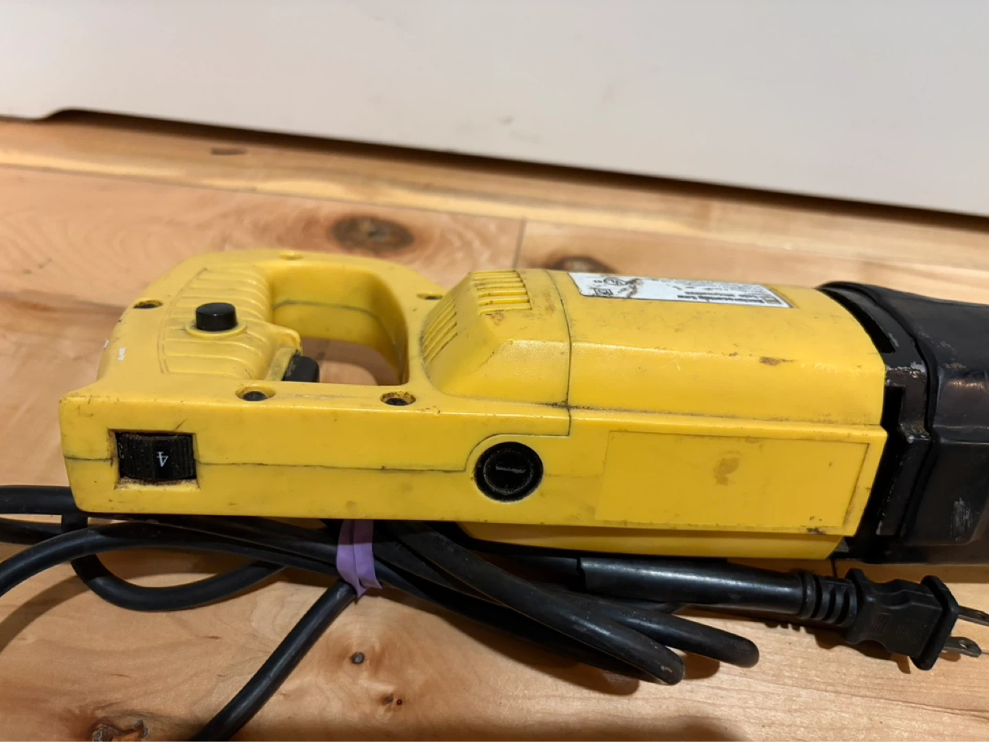 Yellow Reciprocating Saw - photo 4