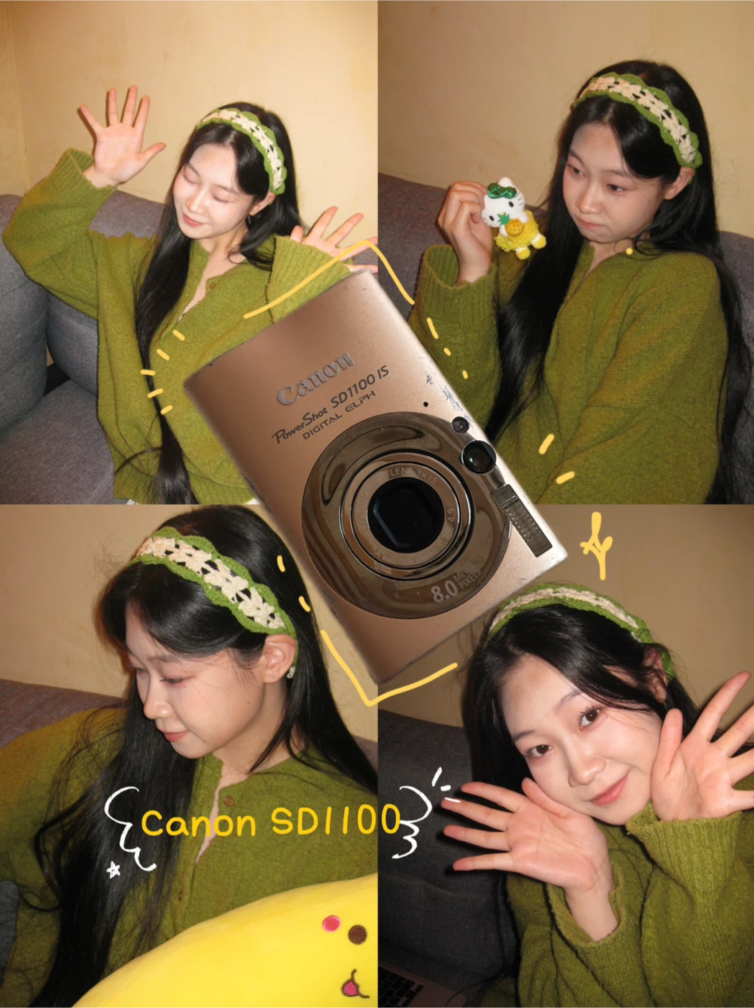 Canon PowerShot SD1100 IS Digital ELPH Camera - Rose Gold