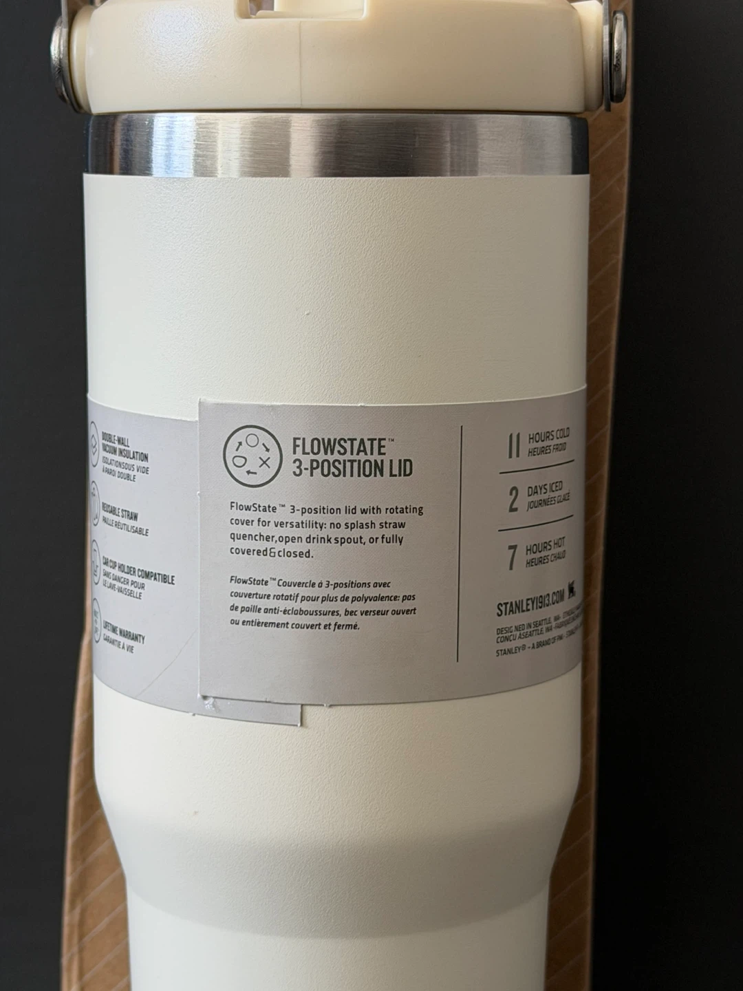 Stanley Quencher H2.0 Tumbler 30 oz Cream - photo 3