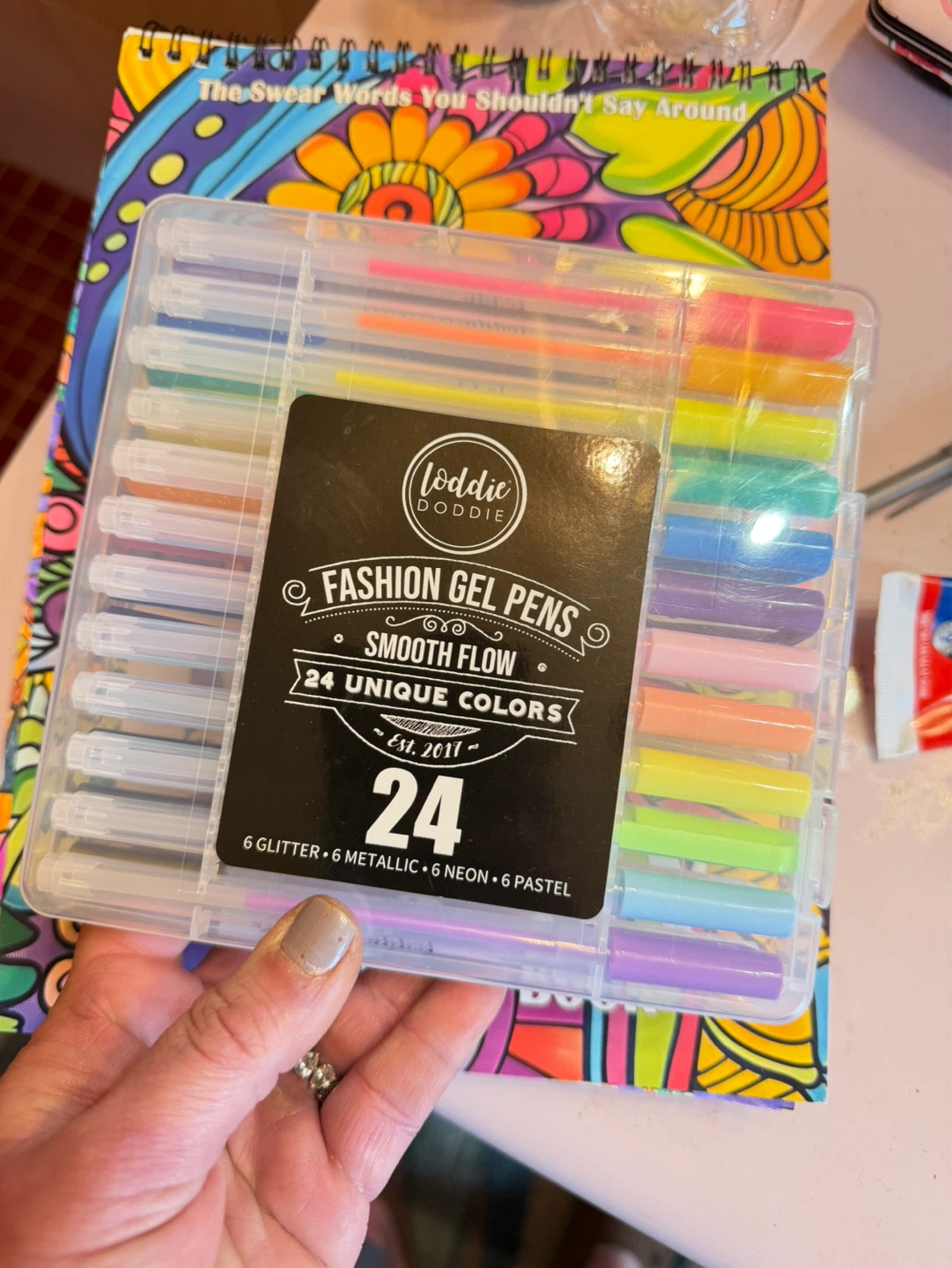 My Profanity Coloring Book with 24 Fashion Gel Pens - photo 2