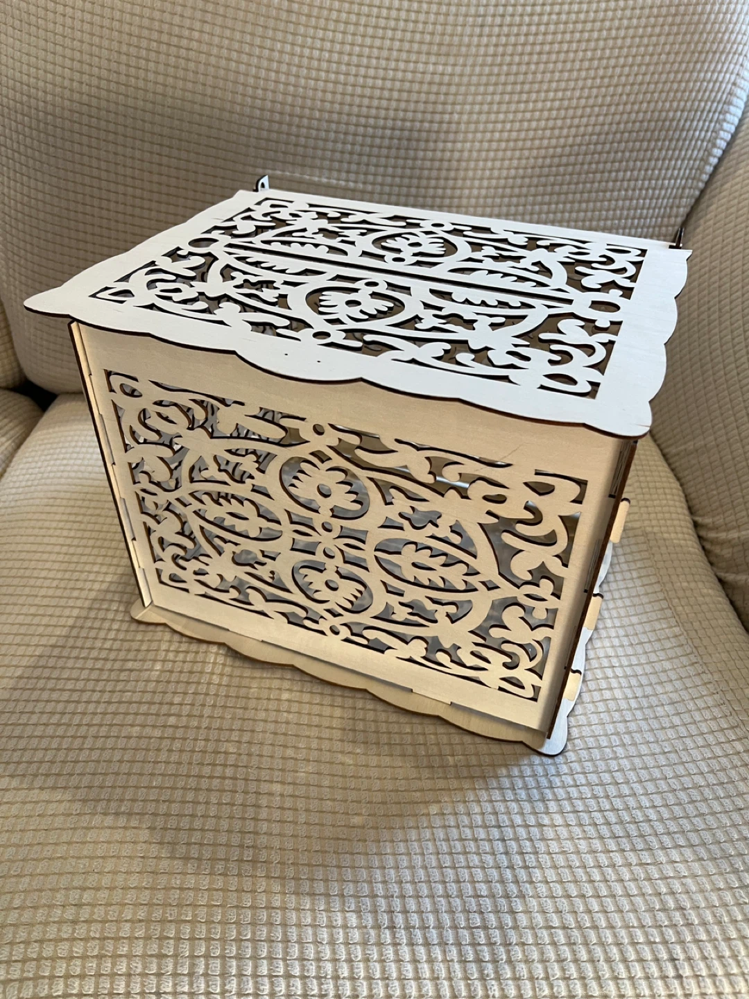 100% NEW NeverUse WoodenWeddingCardGiftBox Orig$20 NOW$8 - photo 2