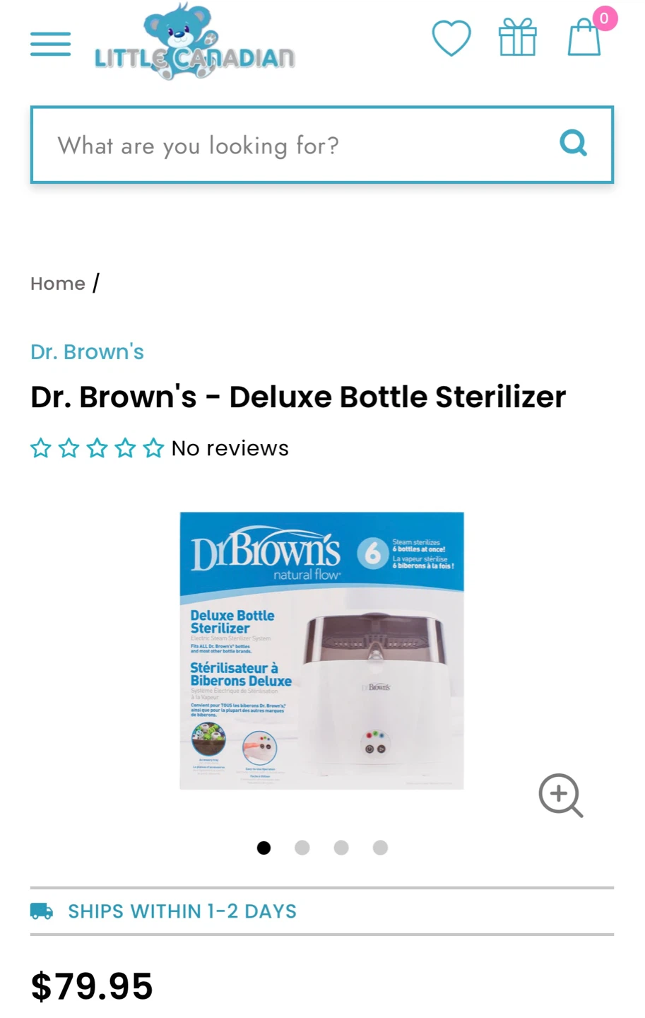Dr. Brown's Deluxe Bottle Sterilizer AC045 - photo 2
