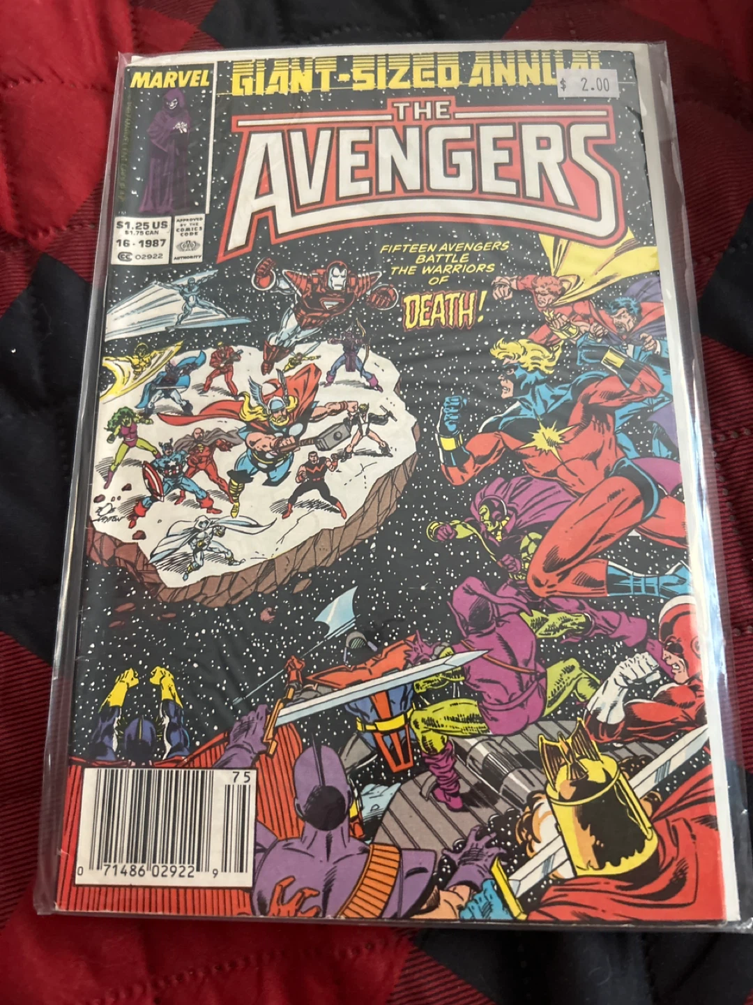 The Avengers Giant-Size Annual #16 Comic Book (1987)