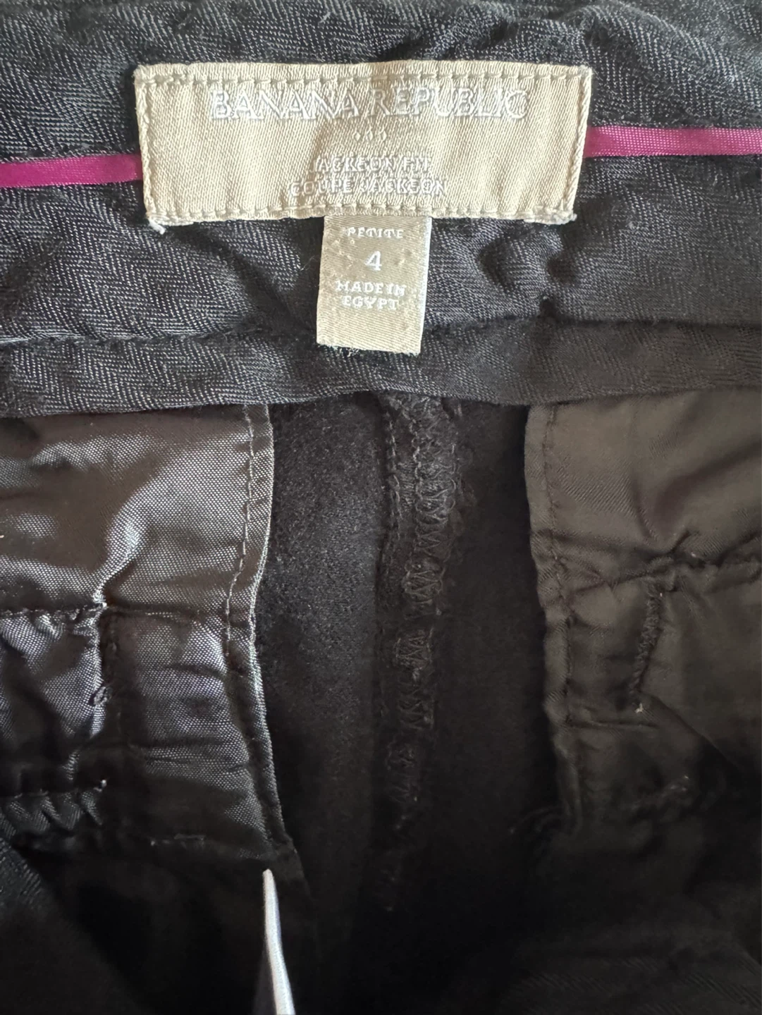 Banana Republic Petite Black Dress Pants - Size 4 - photo 3