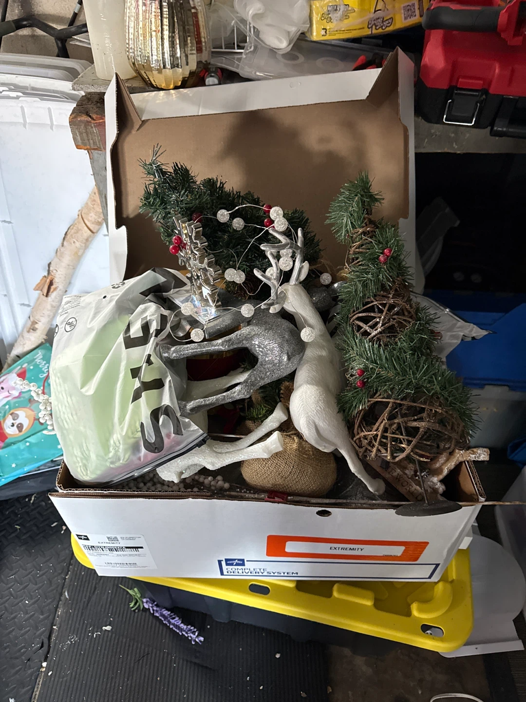 Christmas Decorations Bundle with Reindeer and Trees