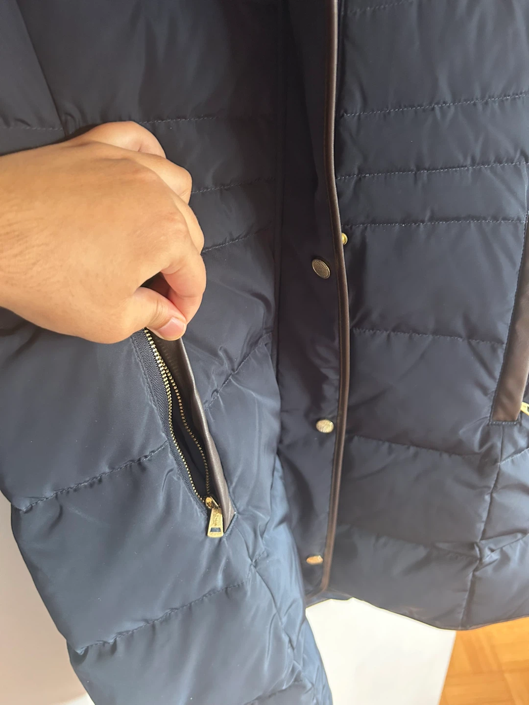 Cole Haan Women's Navy Blue Down Coat Latgr - photo 4