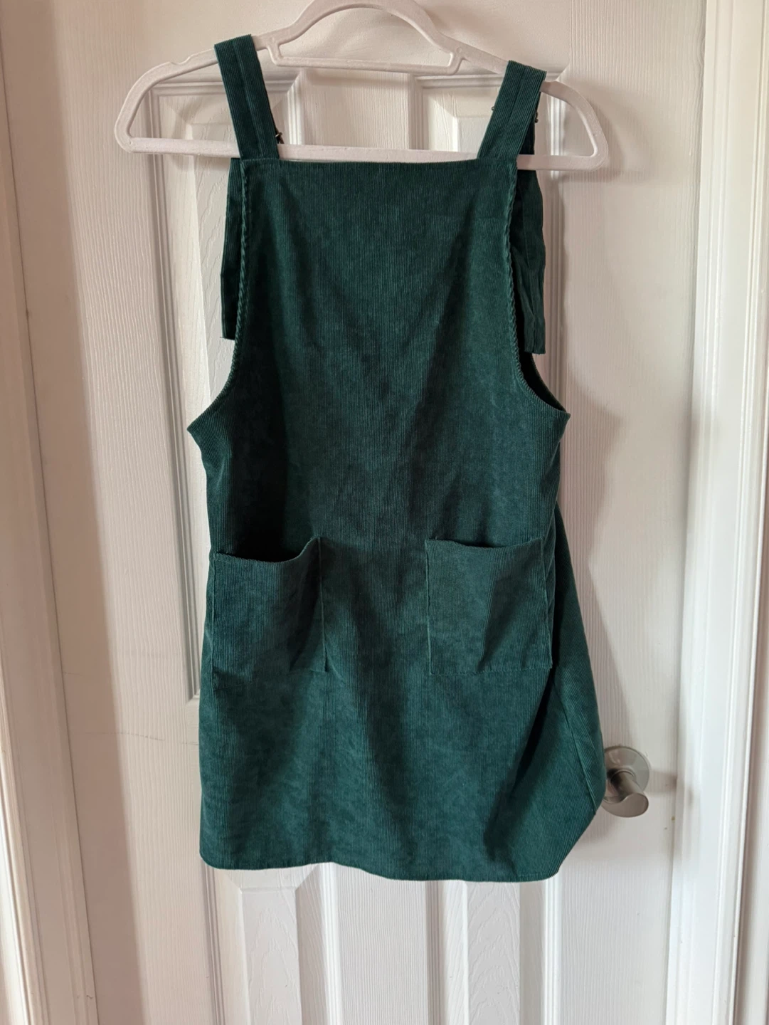 Green Corduroy Pinafore Dress - photo 2