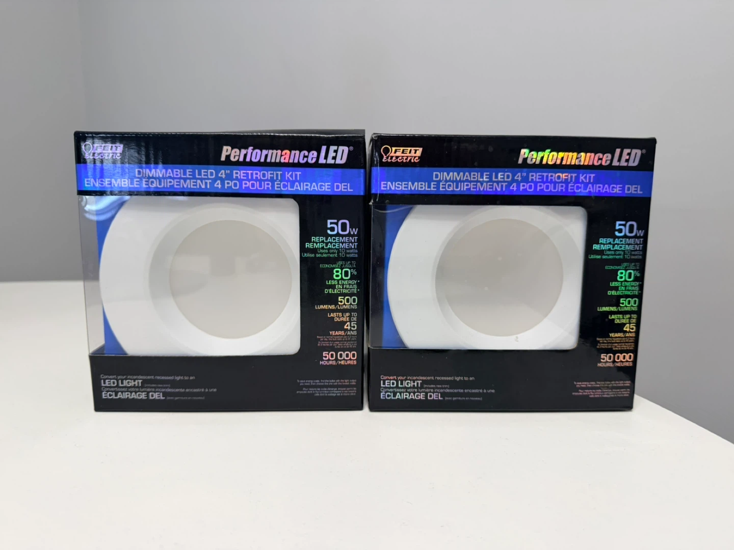 Pot lights - Dimmable LED 4” Retrofit Kit (BNIB) - 2 Available