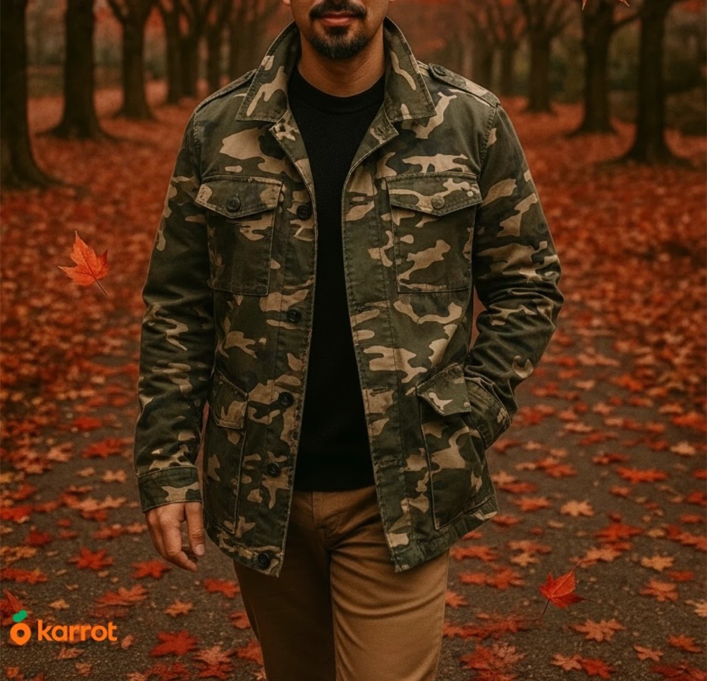 Zara Man Camo Jacket