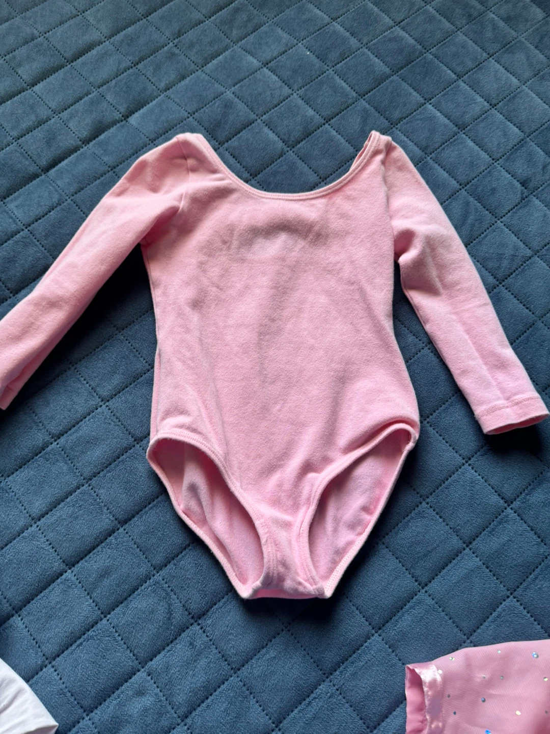 Girls' Pink Ballet Leotard, Tights, and Skirt Set 2-3 yo - photo 3
