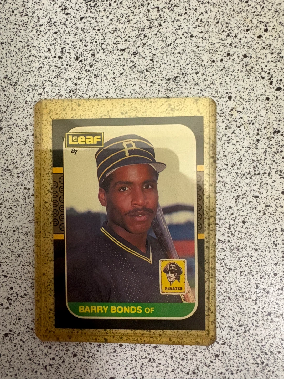 1987 Leaf Barry Bonds Baseball Card