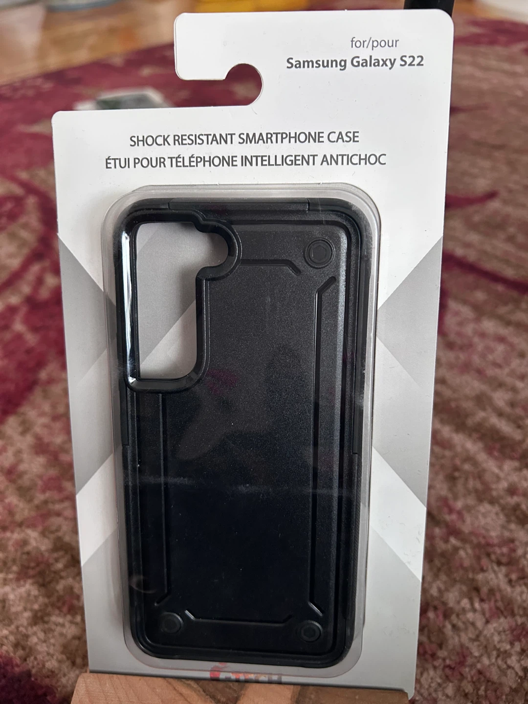 i-Tech Shock Resistant Case for Samsung Galaxy S22 - Black