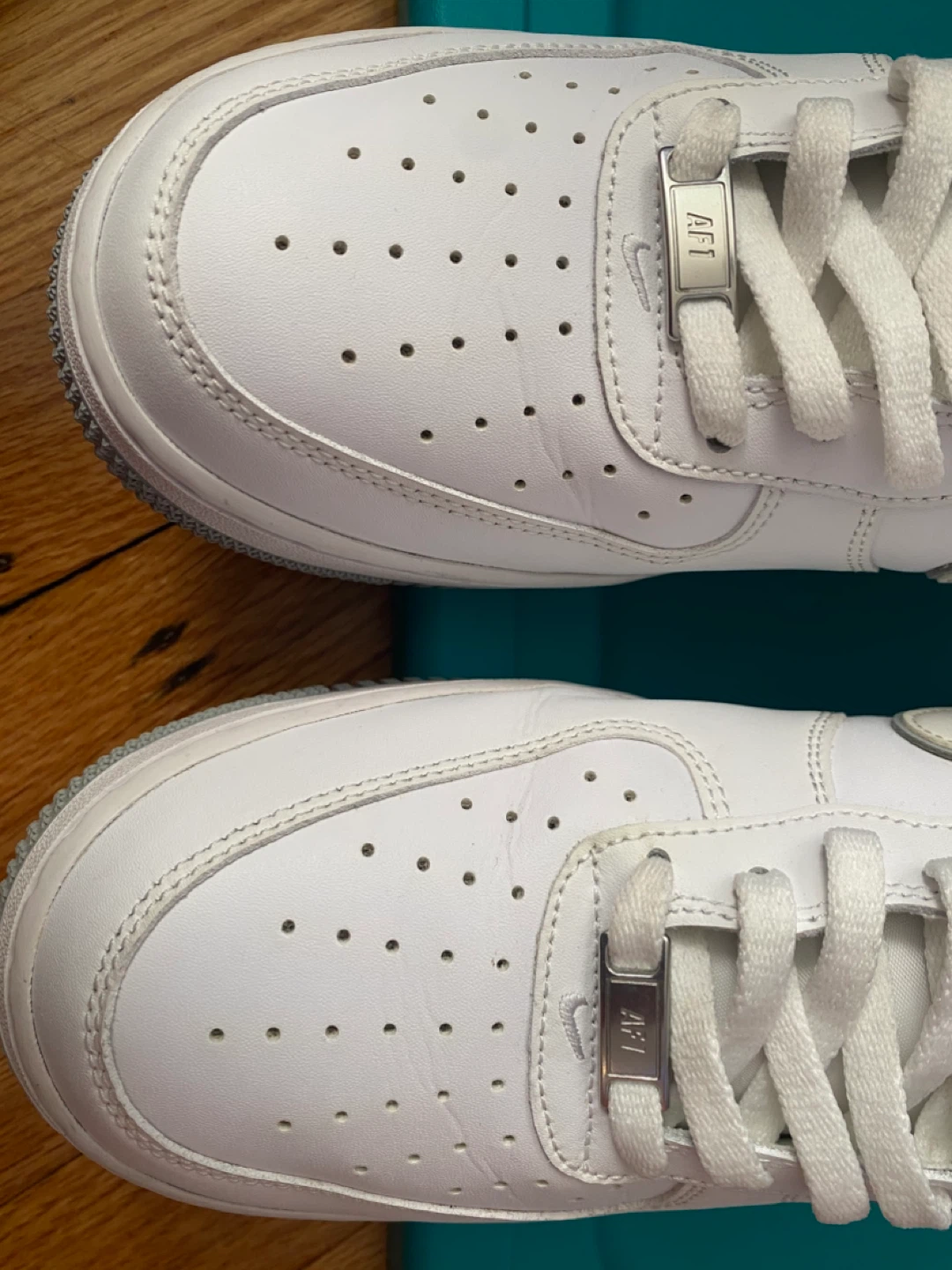 Nike Air Force 1 Low Grey & White Sneakers - photo 5