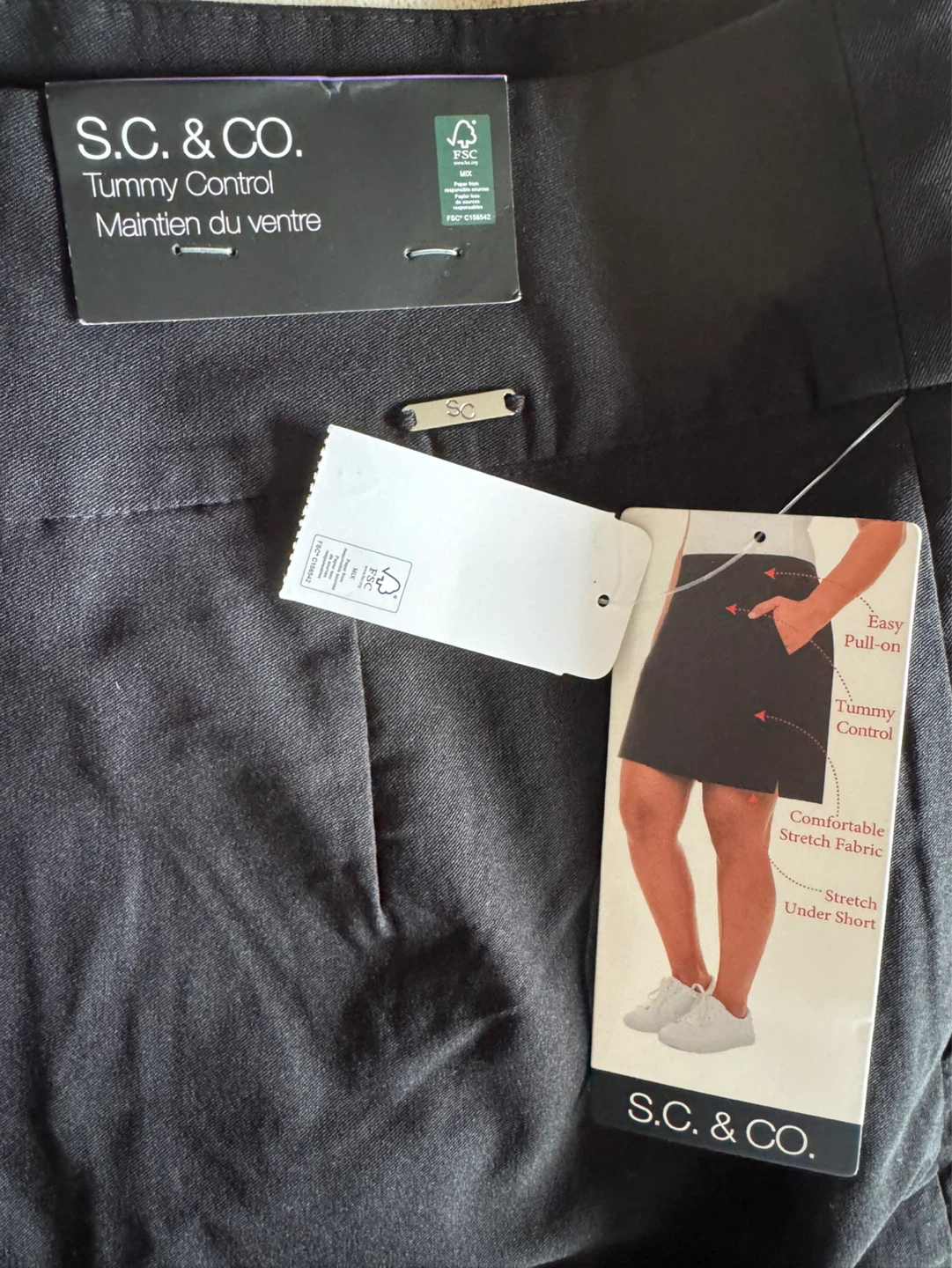 S.C. & CO. Tummy Control Skirt Size 4 - photo 3