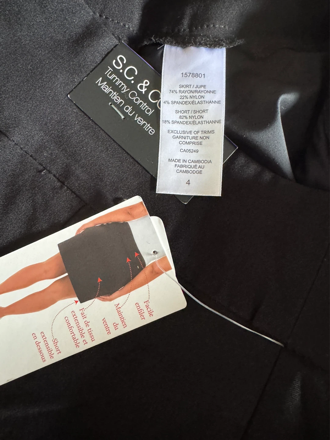 S.C. & CO. Tummy Control Skirt Size 4 - photo 4