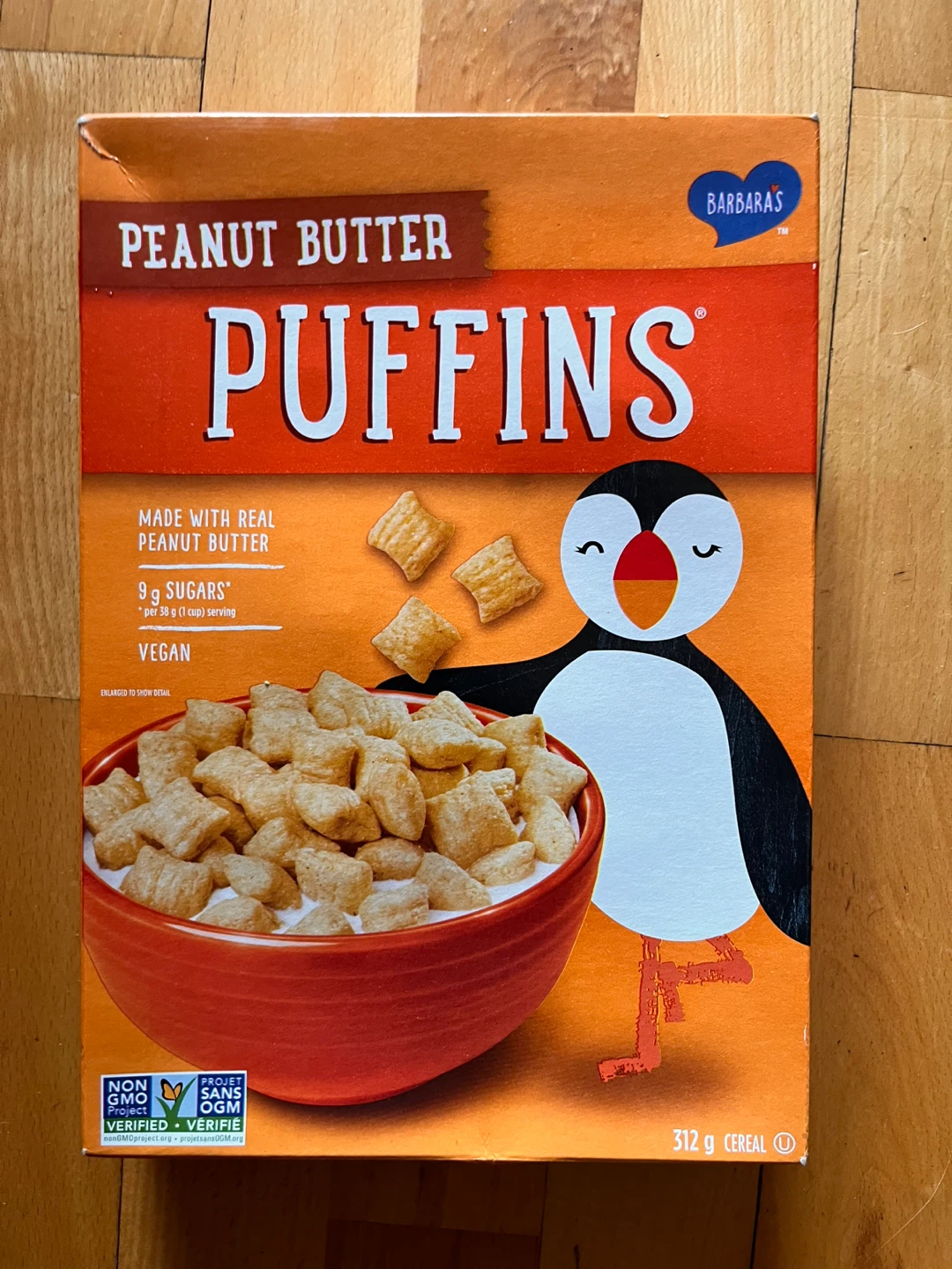 Barbara's Peanut Butter Puffins Cereal 312g
