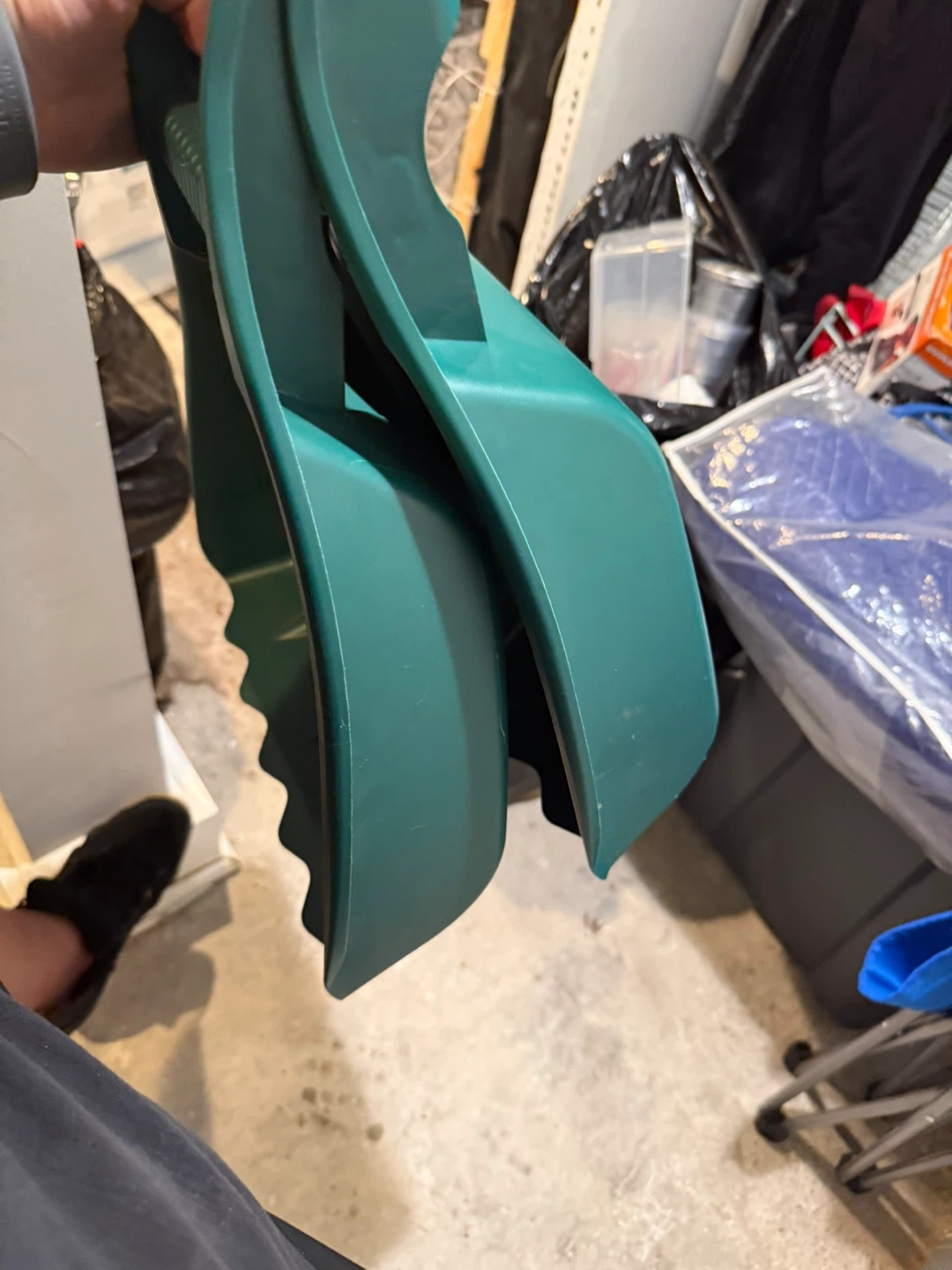 Pure Garden Leaf Scoops Hand Rakes - Green