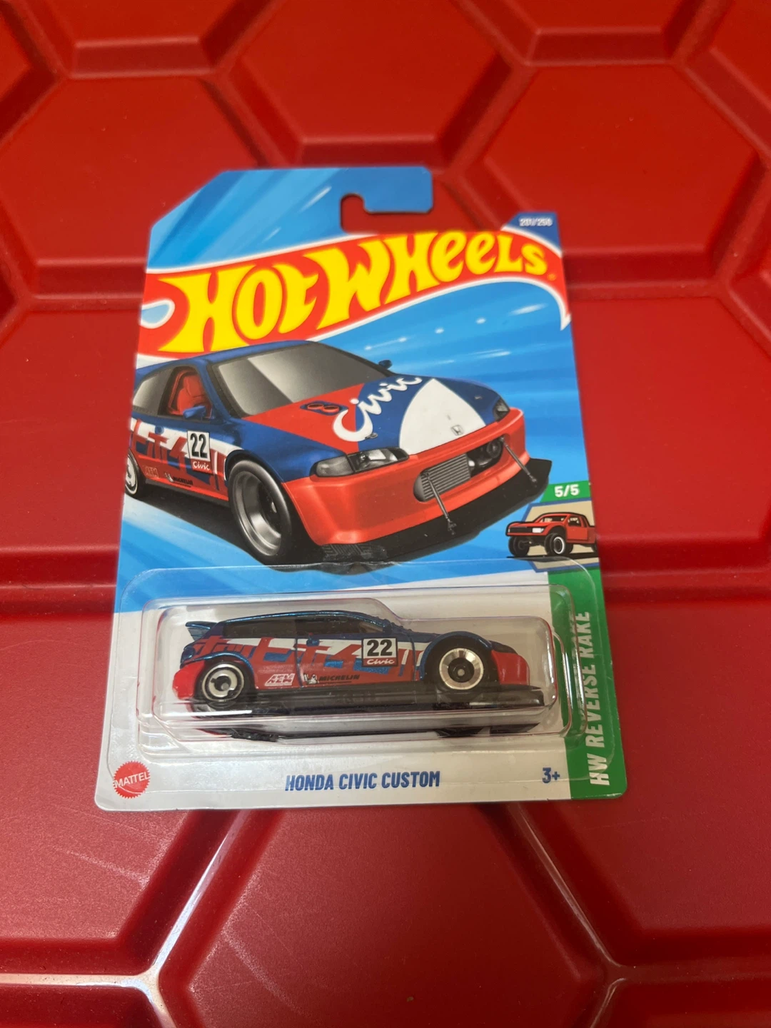 Hot Wheels Honda Civic Custom Toy Car