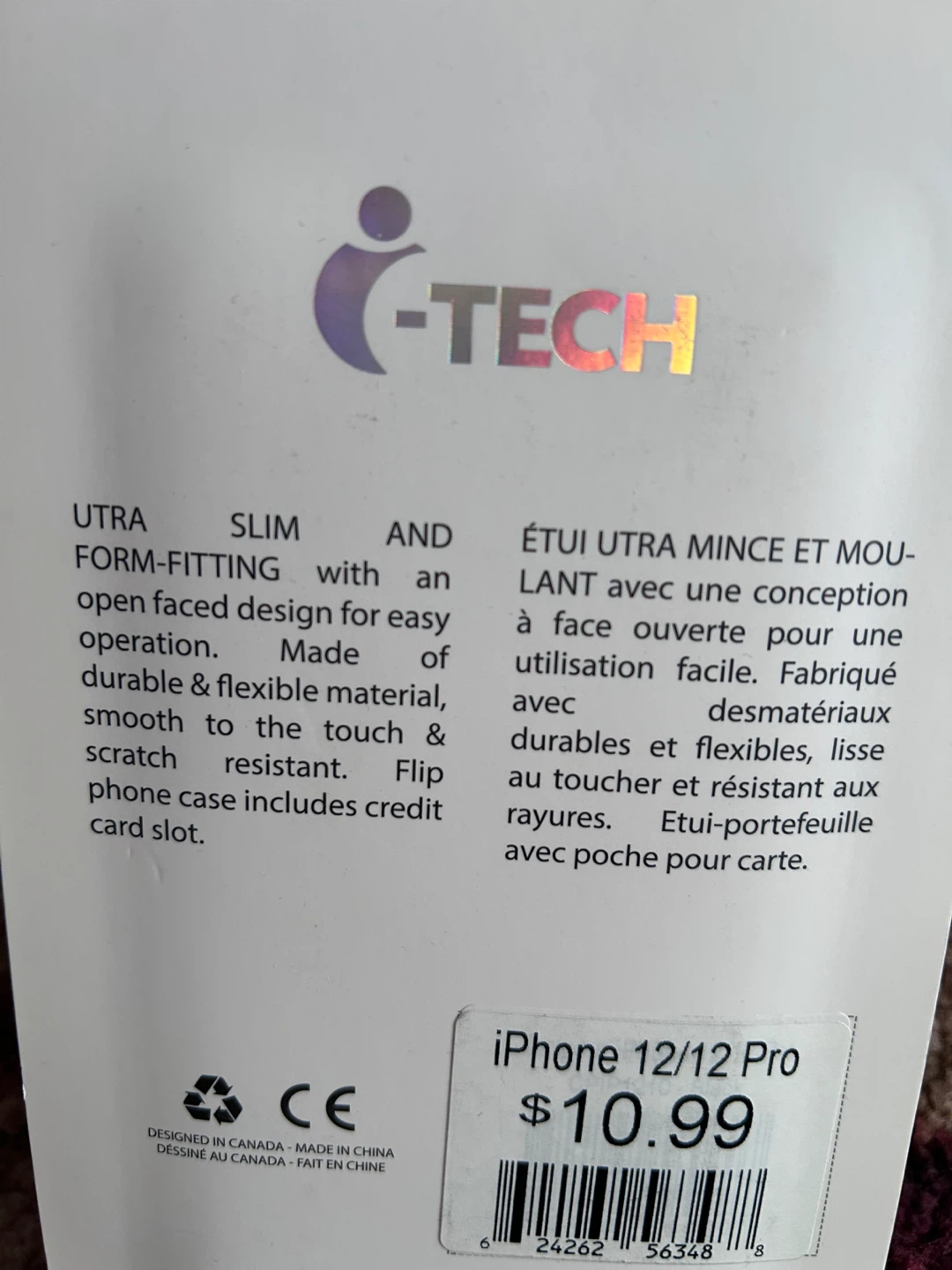 i-TECH Smartphone Wallet Flip Case for iPhone 12/12 Pro - photo 2