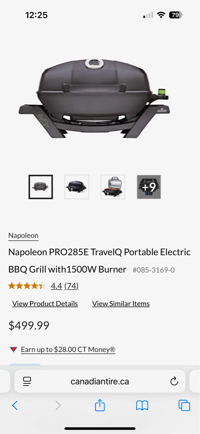 Napoleon PRO285E TravelQ Electric BBQ Grill