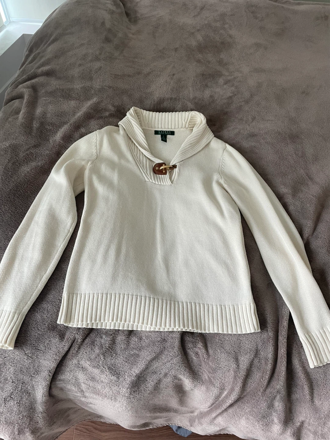 Ralph Lauren Cream Sweater - photo 2