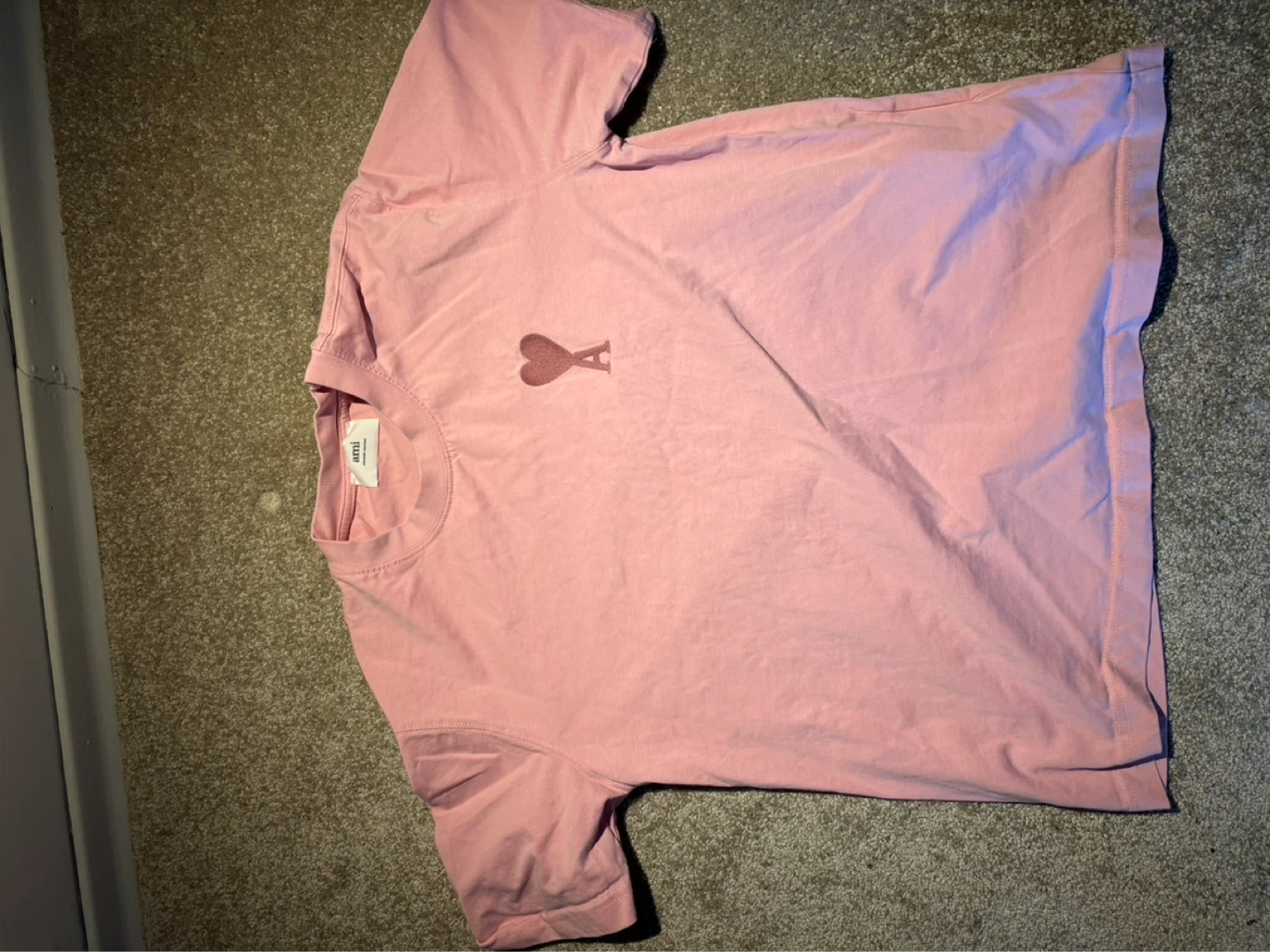 AMI Paris Pink Ami de Coeur T-Shirt