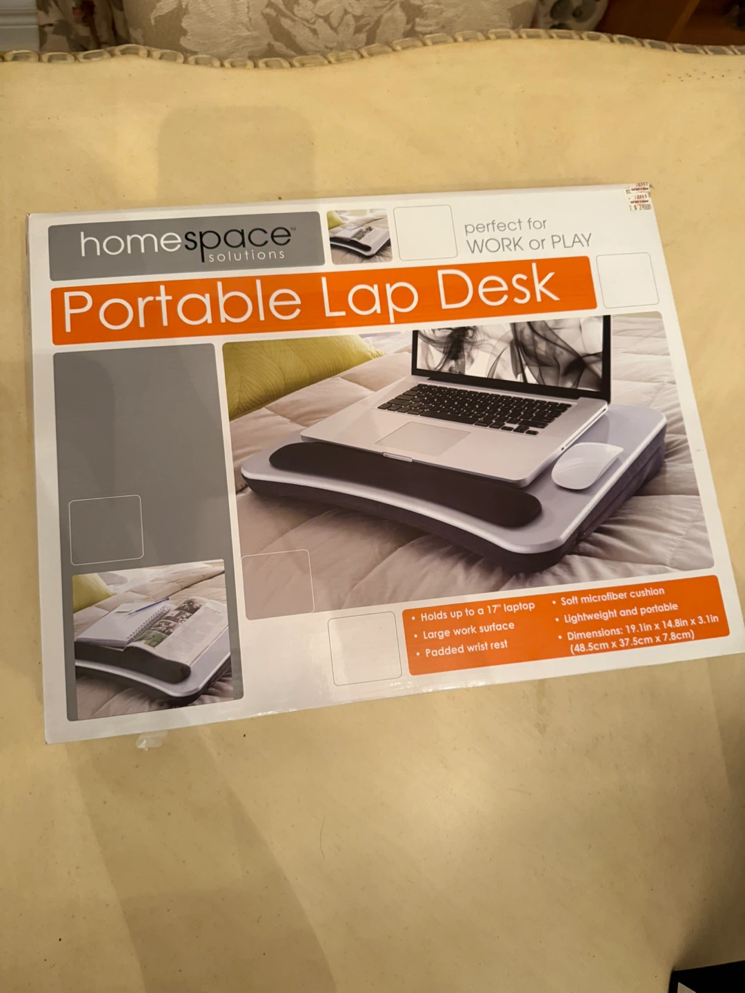 Portable Lap Desk for Bed, Laptop & Reading - Brand New