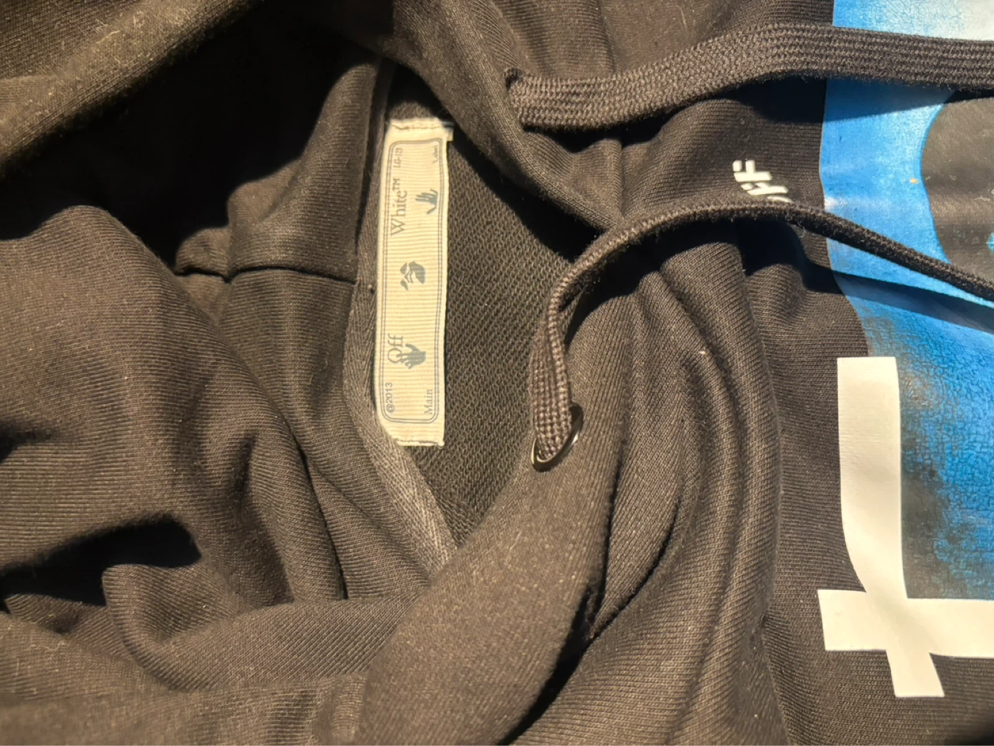 OFF-WHITE Black Mona Lisa Hoodie - photo 3